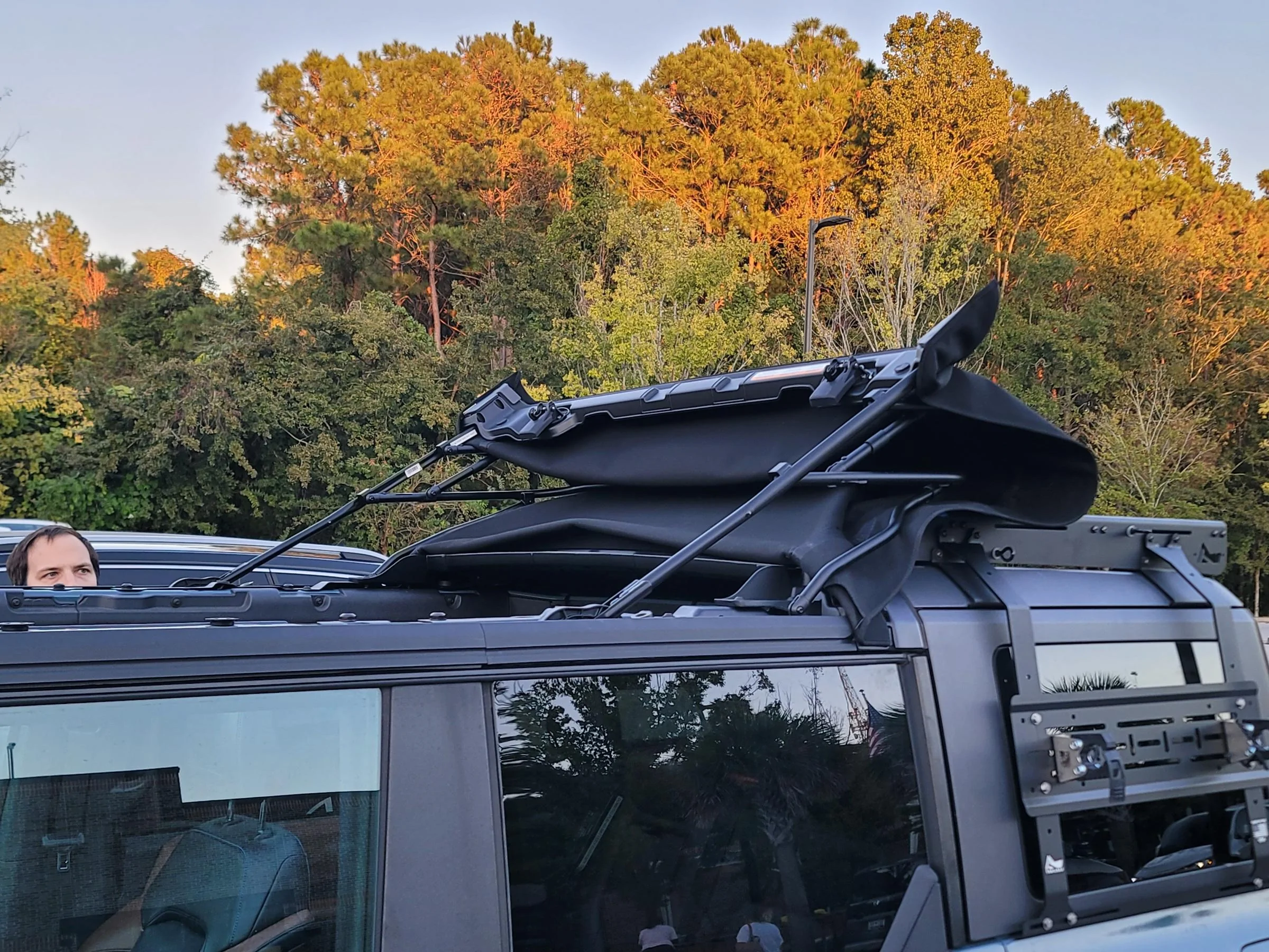 Ford Bronco Installed TrailRax "Half-Rack" on OBX 20231009_184324