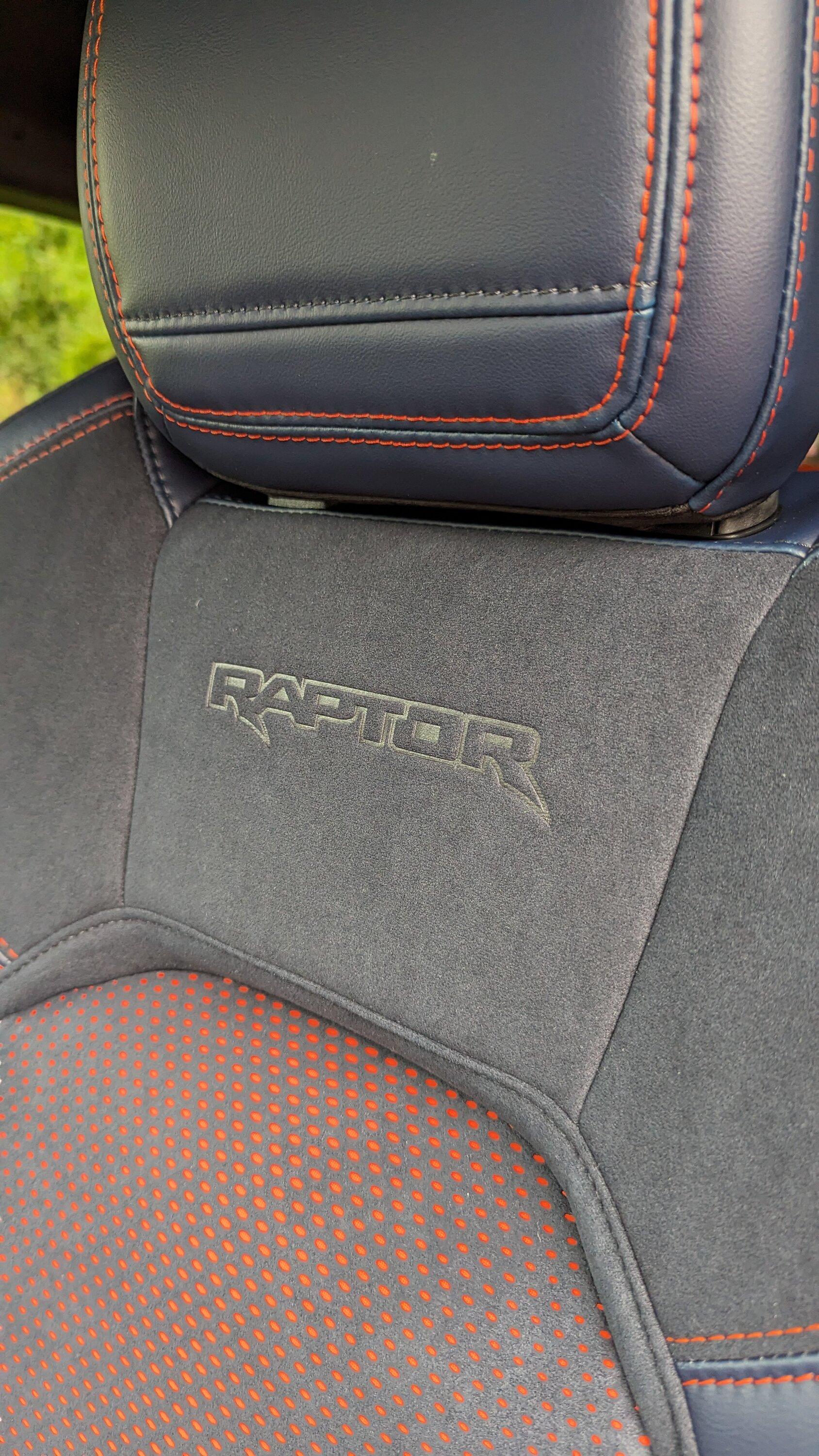Ford Bronco New Code Orange Raptor Suede seat question PXL_20230626_173445258