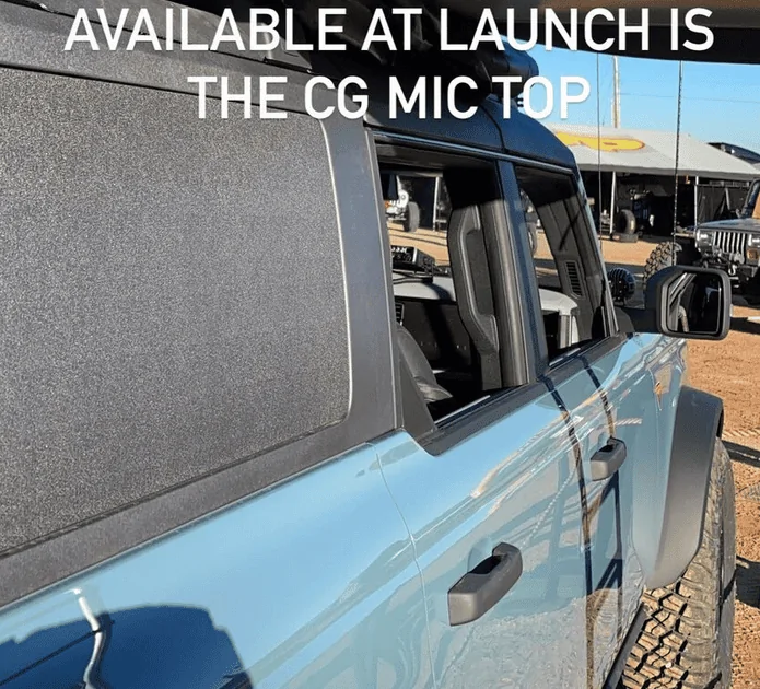 Ford Bronco Painted hardtop option include matching painted wheel flares? 1604065491913
