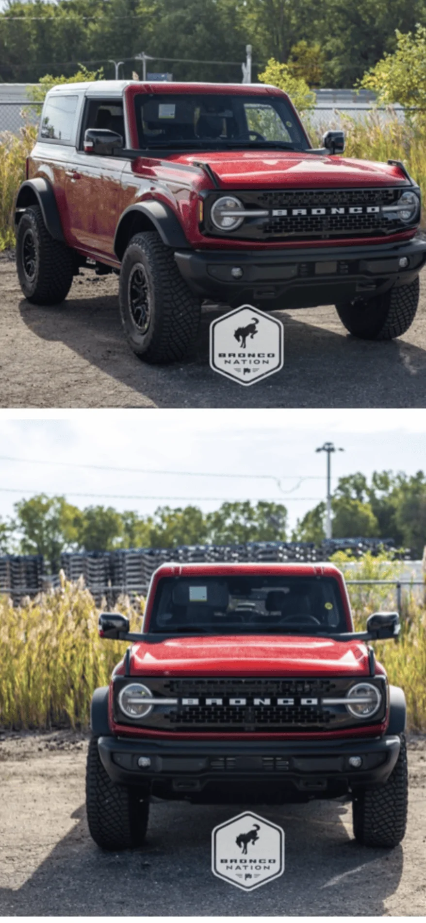 Ford Bronco Race Red thread. 1604100632973