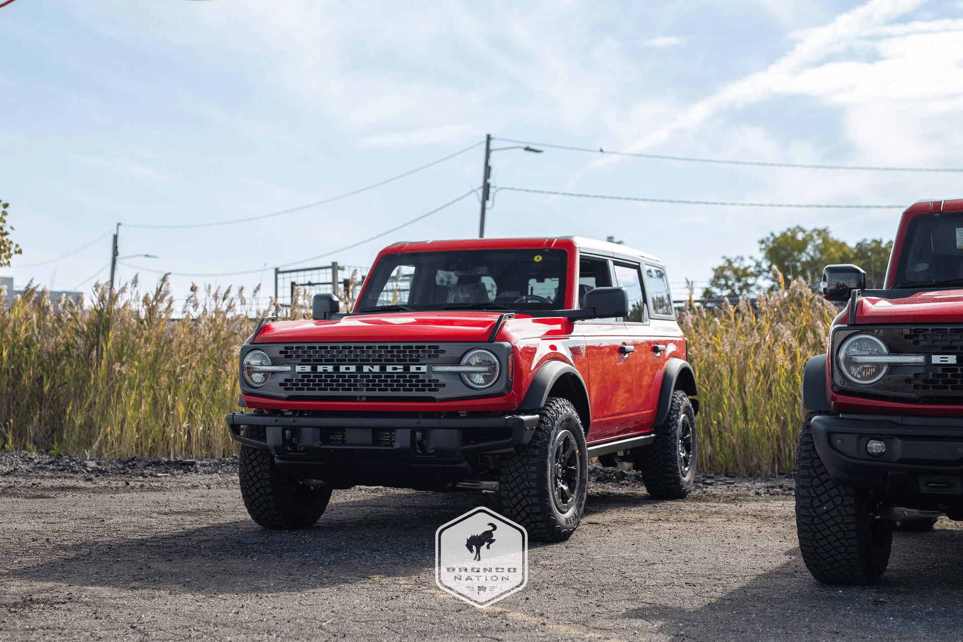 Ford Bronco Race Red thread. 1604101380497