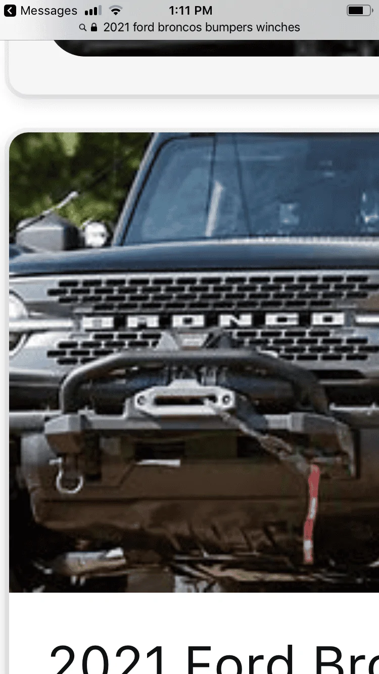 Ford Bronco Aftermarket brush guards 4D6C88DA-A8FB-44BC-884B-AF0FE266D59D