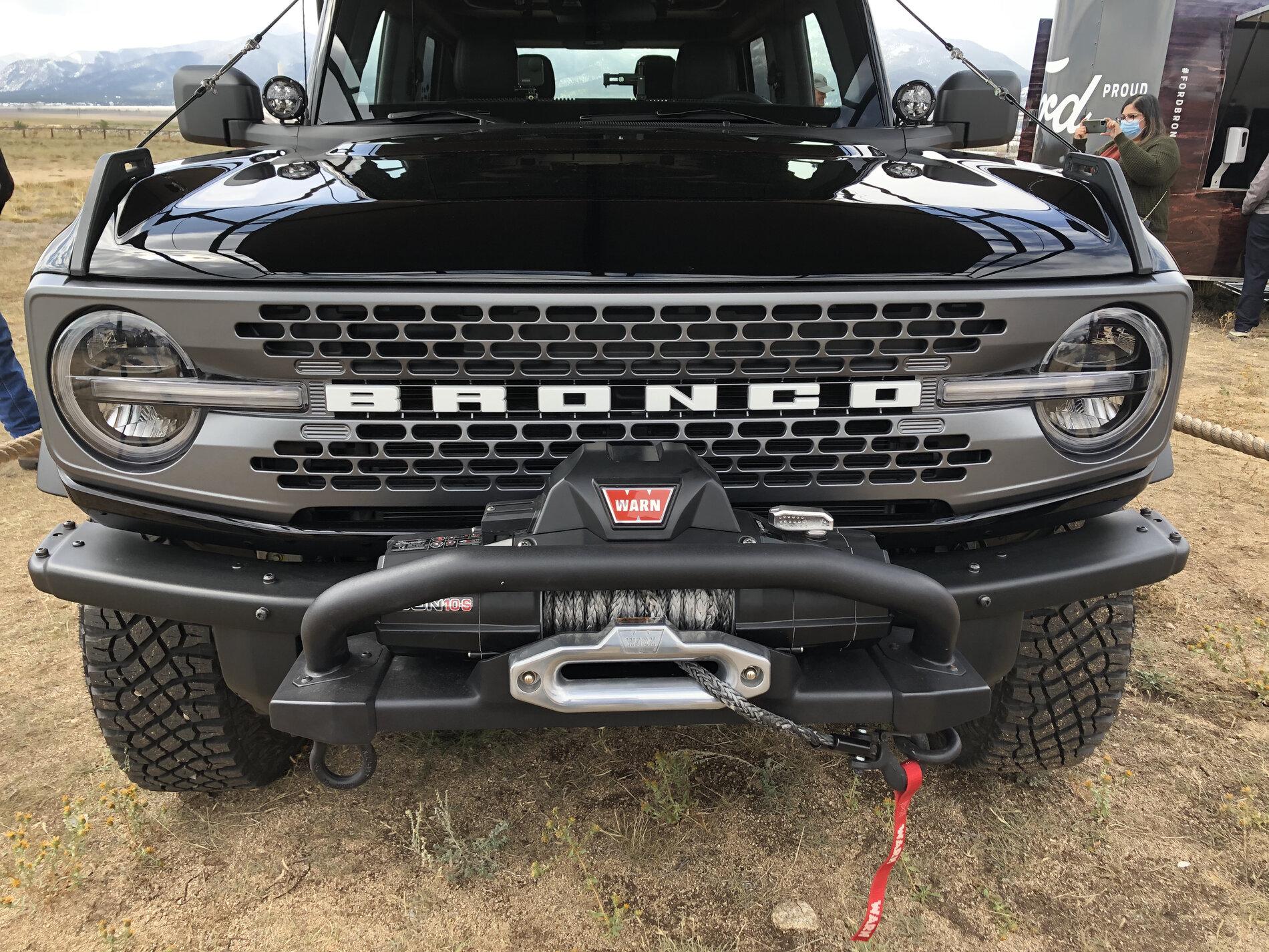 Ford Bronco Mike levine confirms that winch will block camera view B55AB986-2838-44D4-AC0C-06C4BED98F26