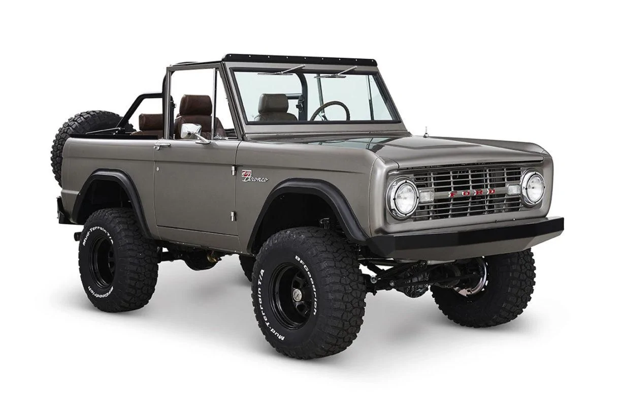 Ford Bronco Carbonized Gray vs Sting Gray ( Jeep ) passenger_front_34-8-1225x815 (1)