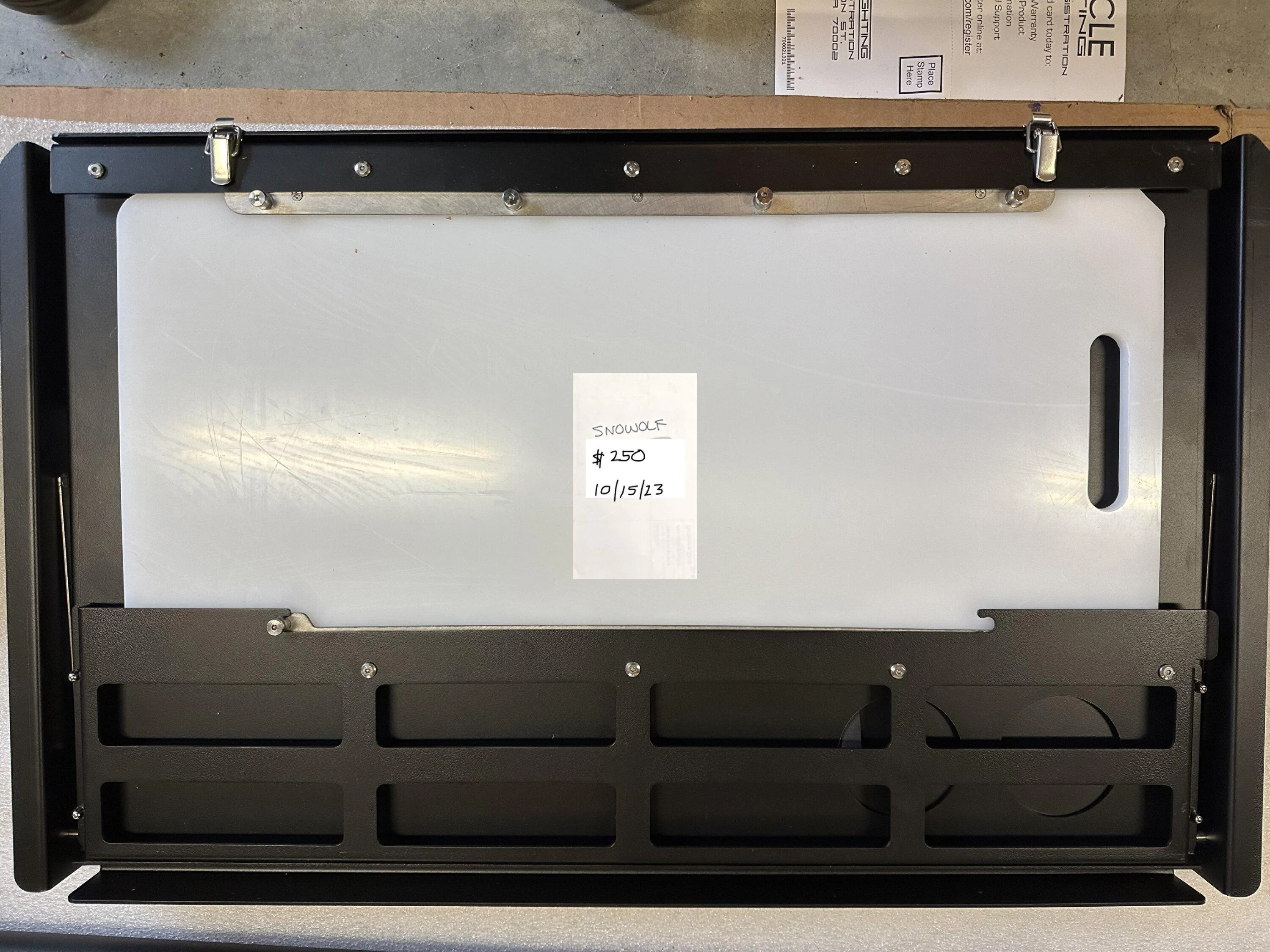 Ford Bronco IAG Tailgate Table with Cutting Board tailgatetabl