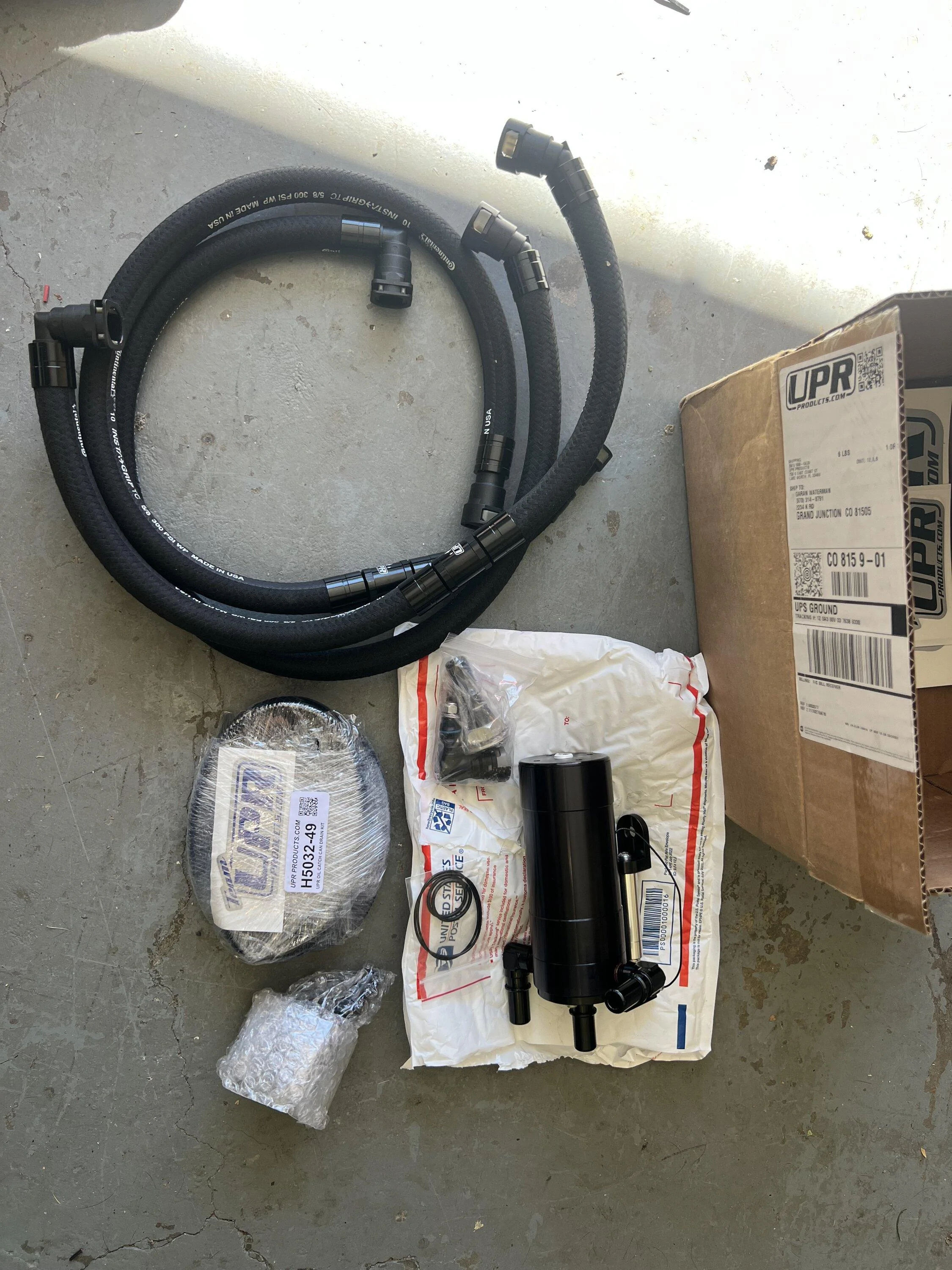 Ford Bronco UPR dual catch can system NIB IMG_5268