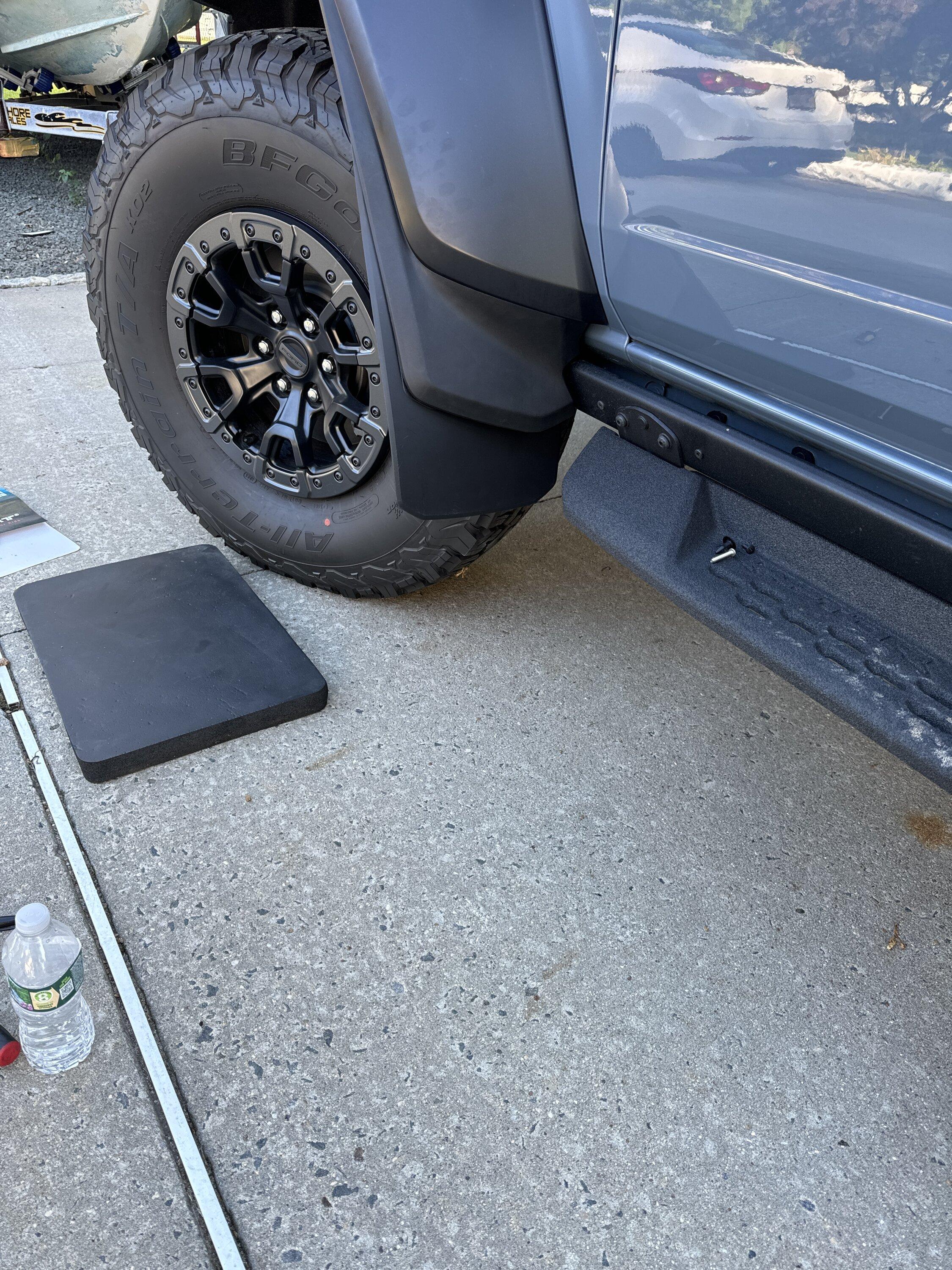 Ford Bronco Bronco Raptor Mud Flaps DIY (double flap) image