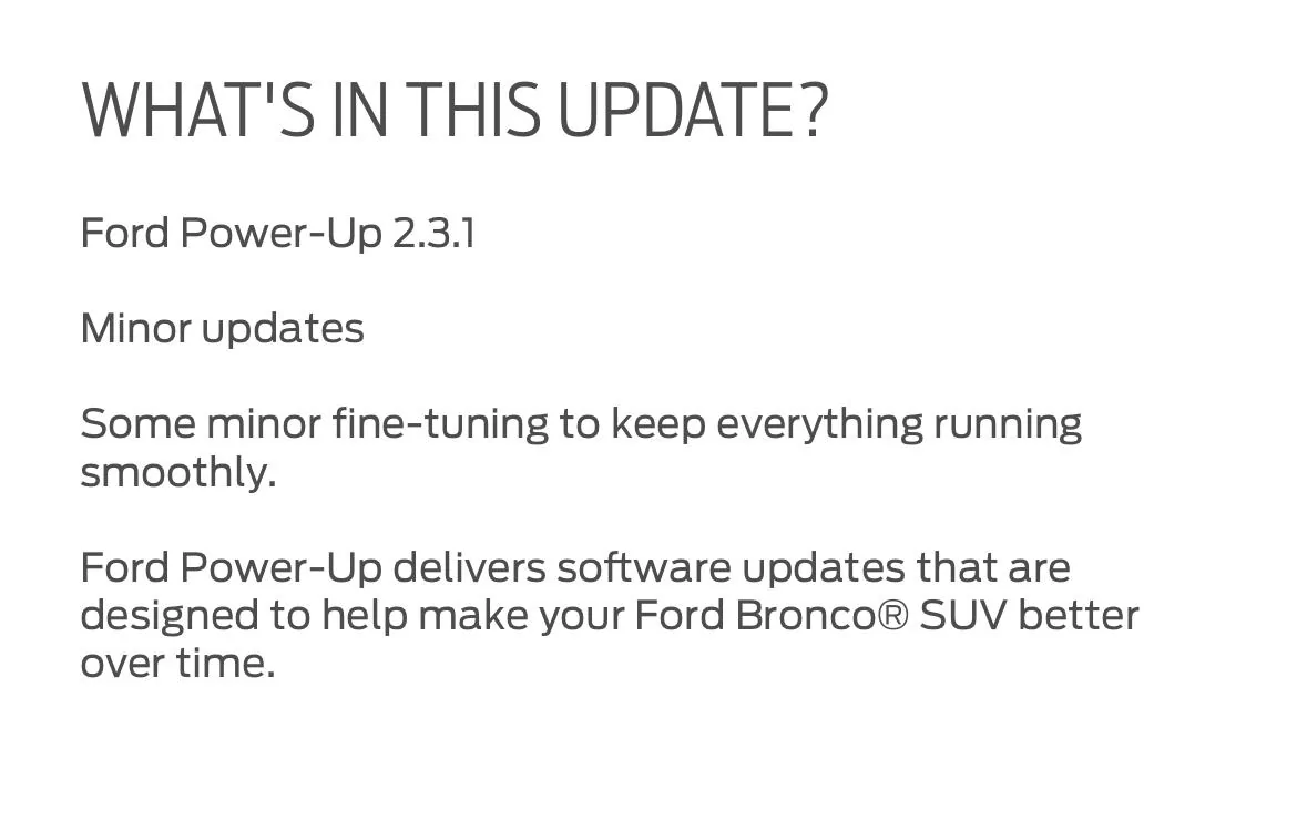 Ford Bronco Rear view camera recall issued for 2021 Bronco IMG_5144