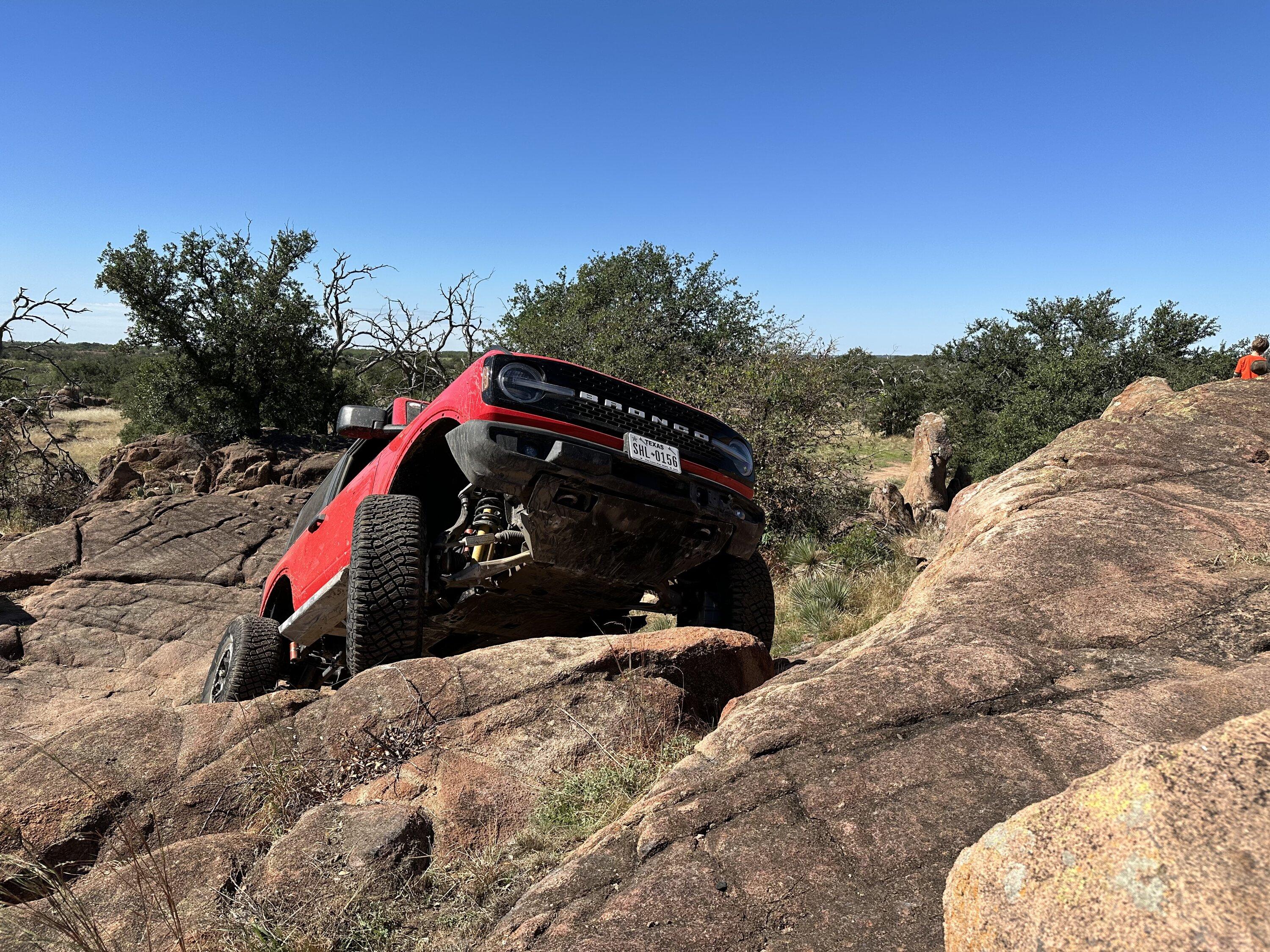 Ford Bronco 2 Door Race red Wildtrak build.  Custom FAB and CNC machining! B60080A8-BF58-4AF5-928B-7C1D7AB0B799