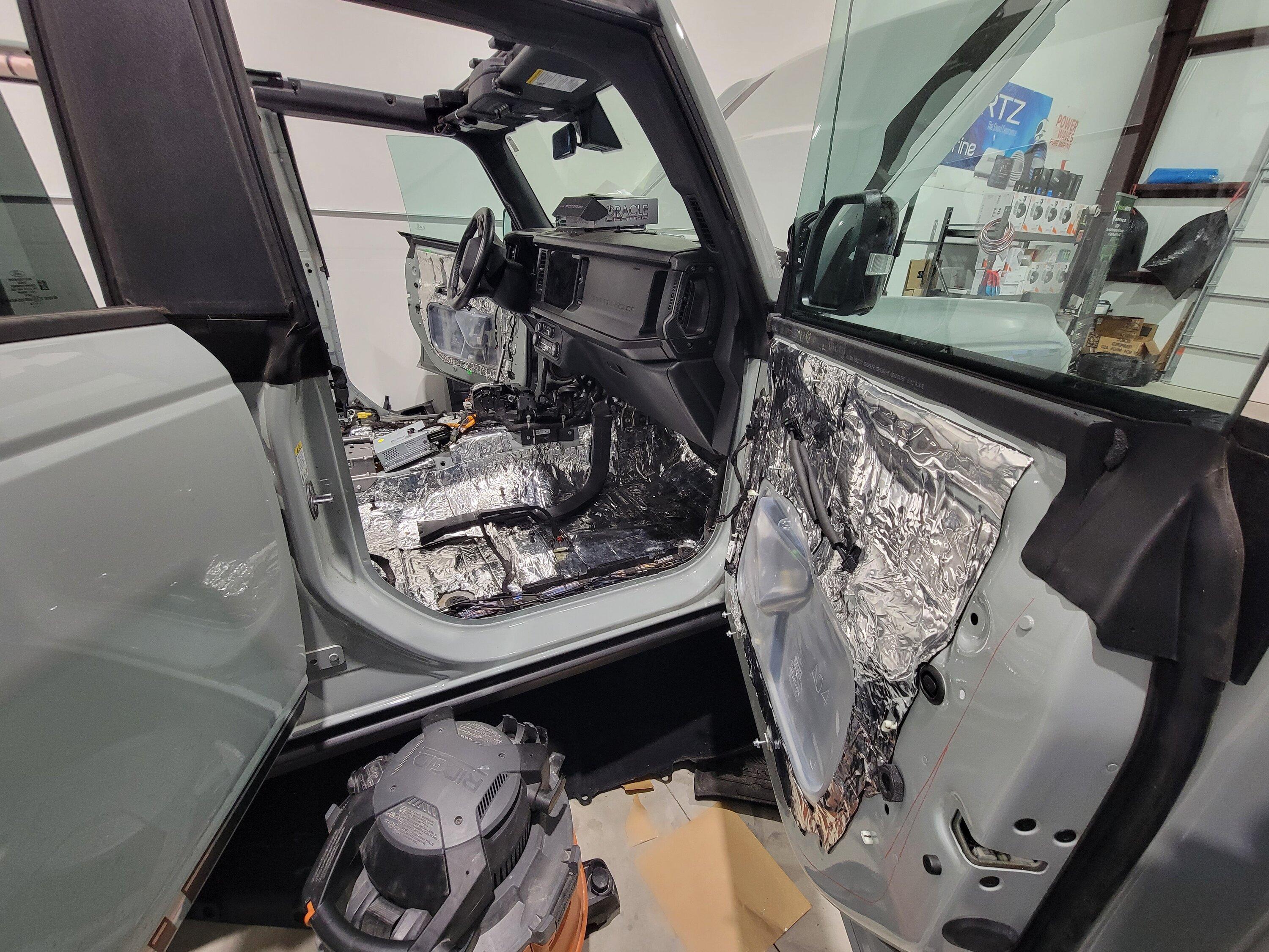 Ford Bronco No holds barred B&O audio upgrade: Blam, Helix, mObridge, SgS, JL, Resonix, MTI 20230503_061408