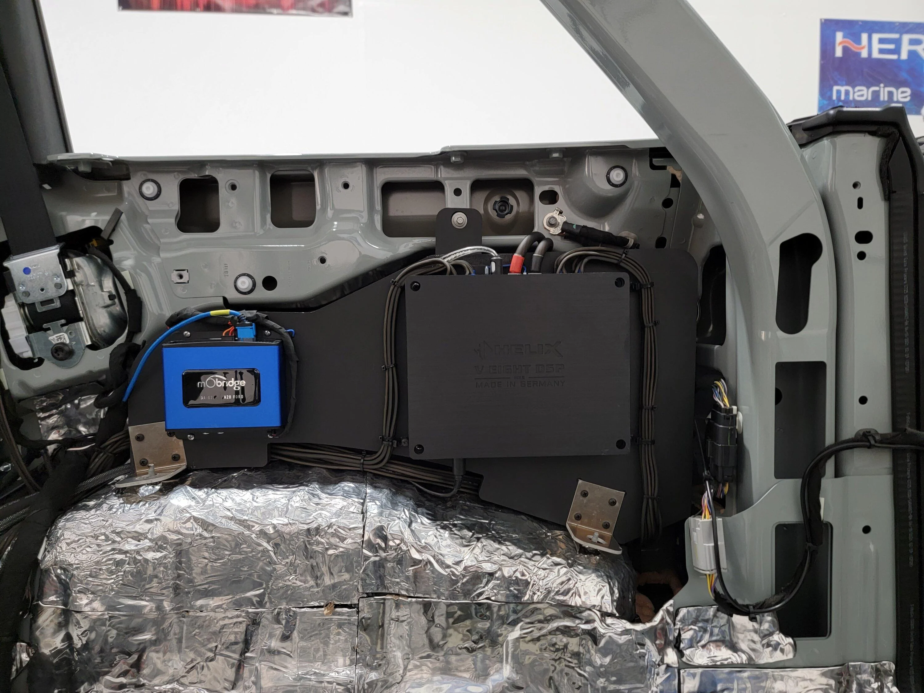 Ford Bronco No holds barred B&O audio upgrade: Blam, Helix, mObridge, SgS, JL, Resonix, MTI 20230605_195215