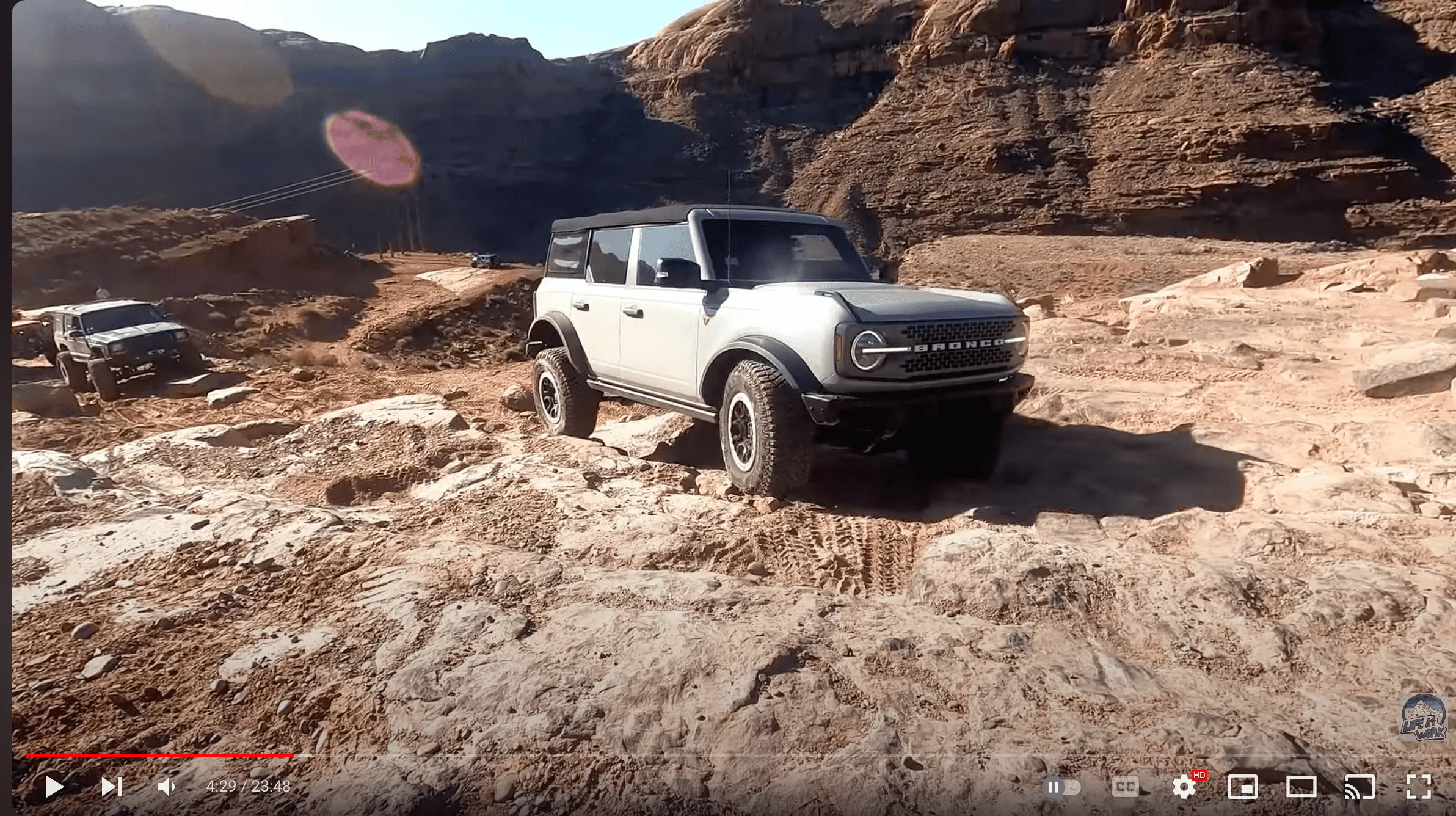 Ford Bronco Badlands Sasquatch putting in work at Moab: Golden Spike, Eagles Nest, and Poison Spider Screenshot 2023-10-17 at 8.54.26 PM