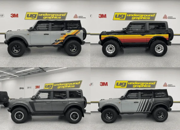 Ford Bronco Show me your Bronco - Graphics / Decals / Wrapped Edition collag