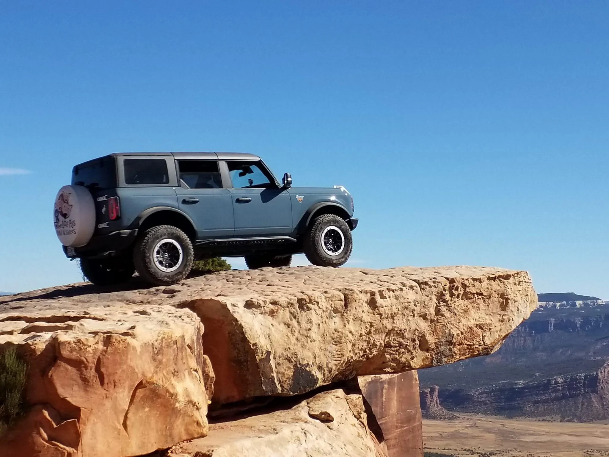 Ford Bronco Top of the World & Hells Revenge in Moab with Bronco Badlands Bronco Top of the World 1