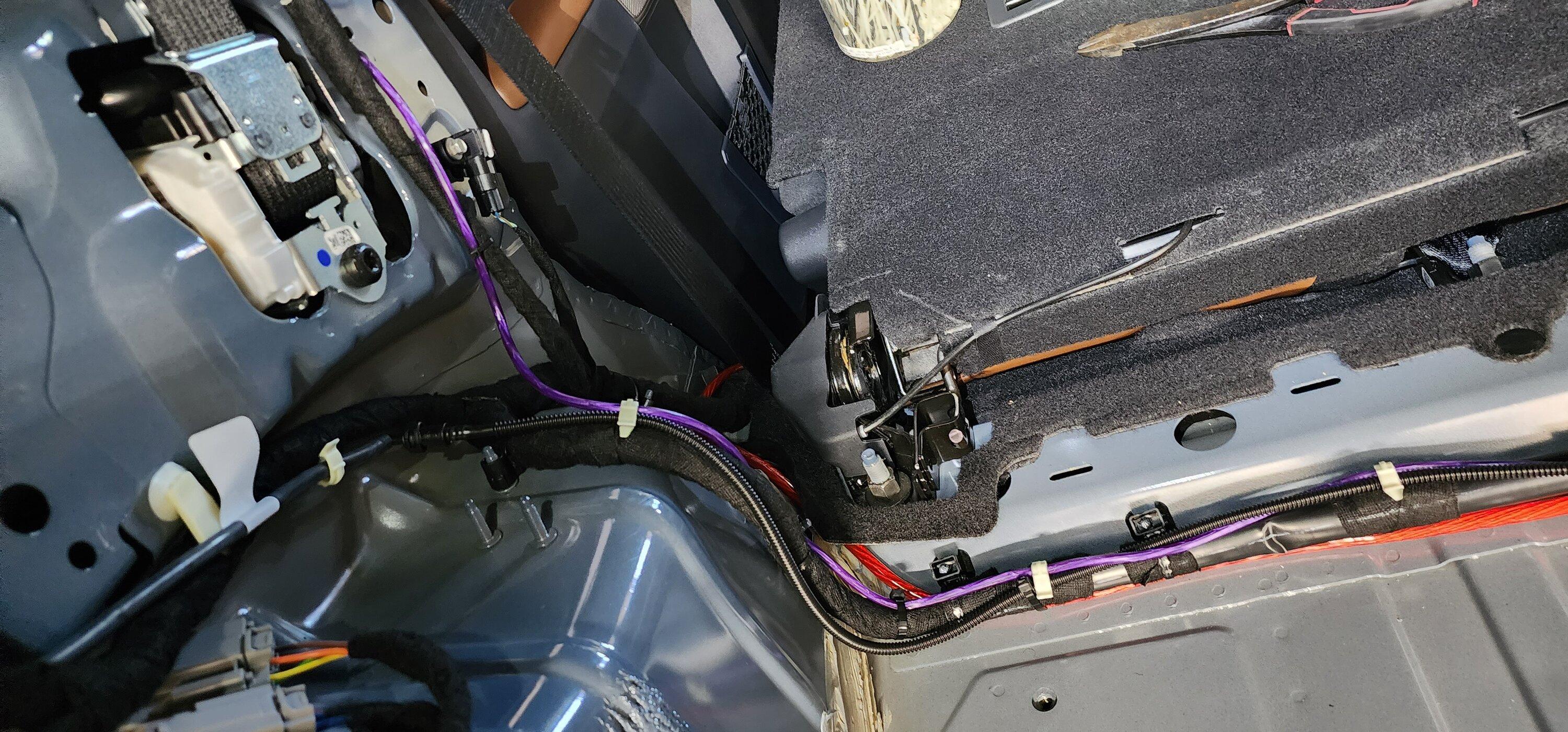 Ford Bronco Adding a sub to existing system with B&O 20231021_131010