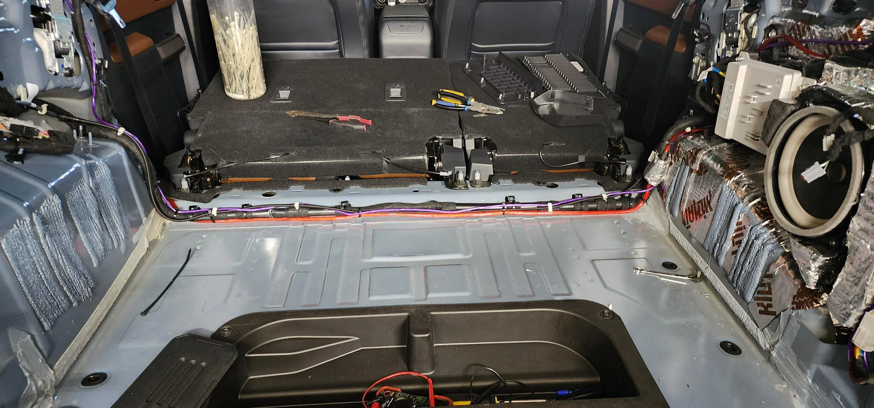 Ford Bronco Adding a sub to existing system with B&O 20231021_131035
