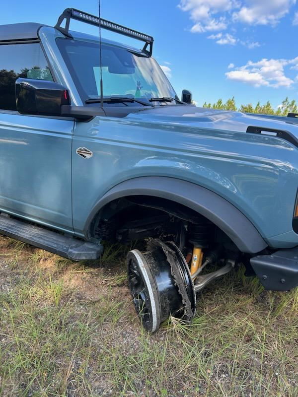 Ford Bronco Flat towing gone wrong! tow 1