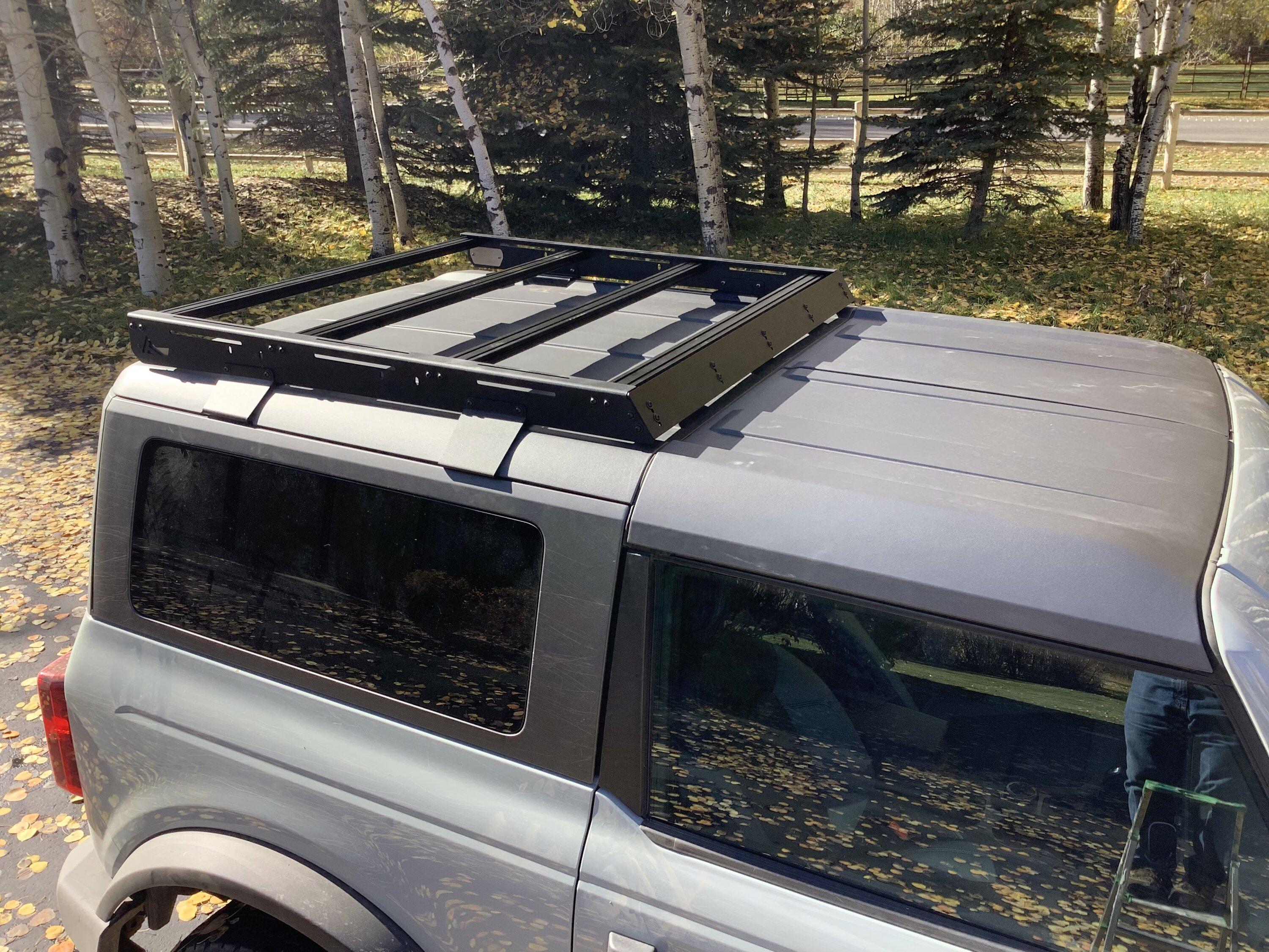 Ford Bronco Trailrax Half Rack on 2 Door Installed - First Photos IMG_1132