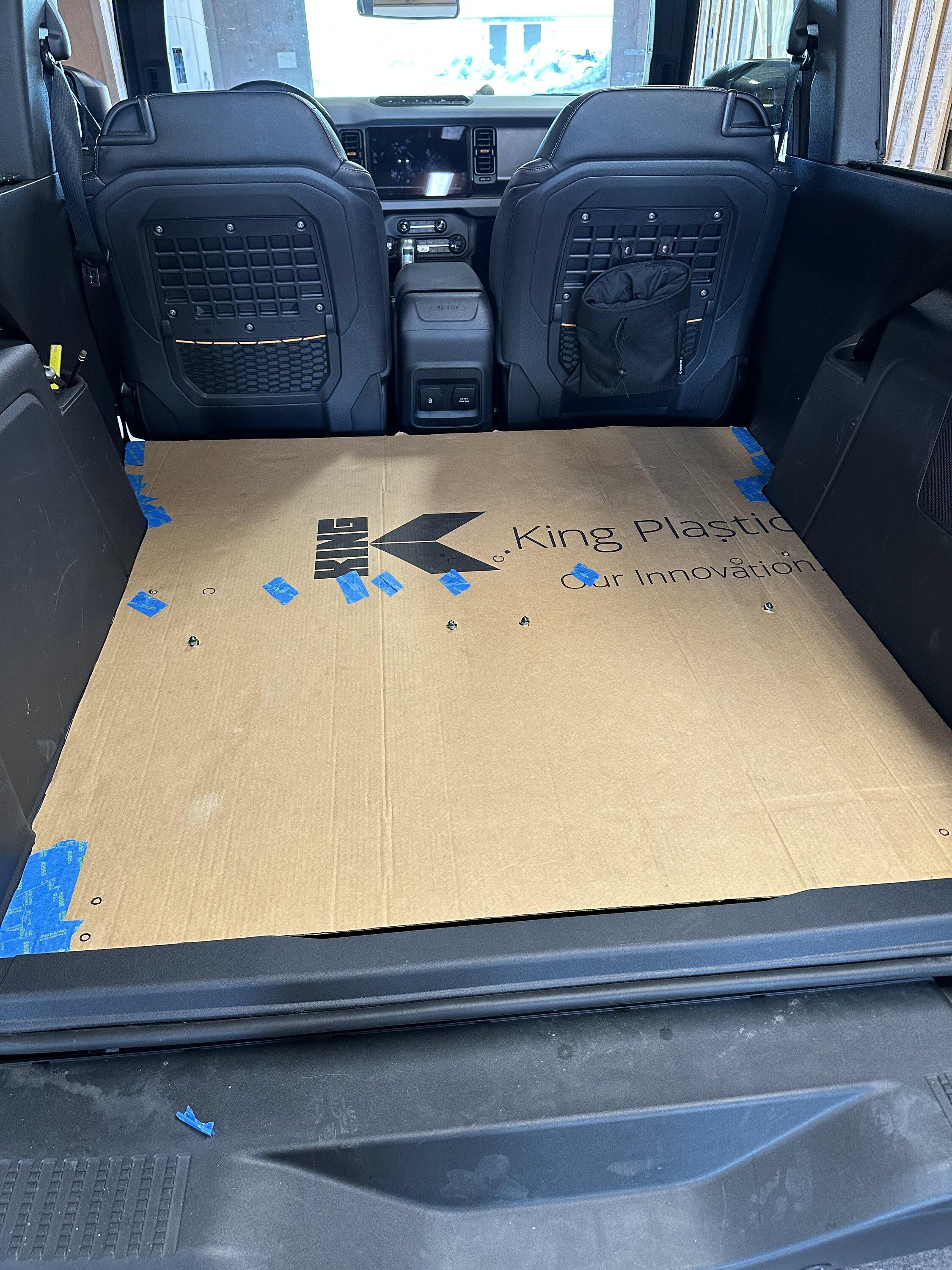 Ford Bronco 2 Door Rear Seat Delete Custom Bed IMG_0524