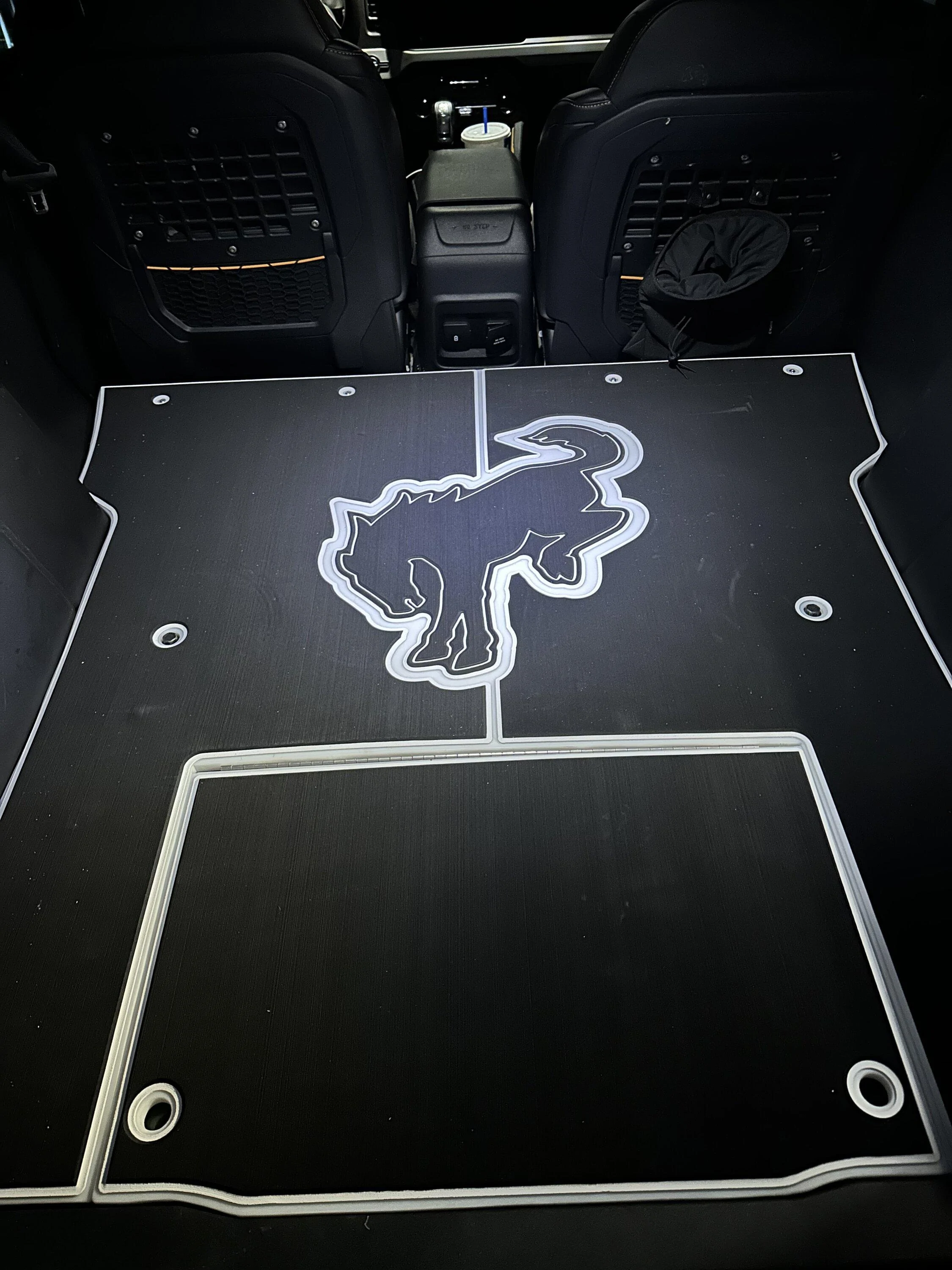 Ford Bronco 2 Door Rear Seat Delete Custom Bed IMG_0813