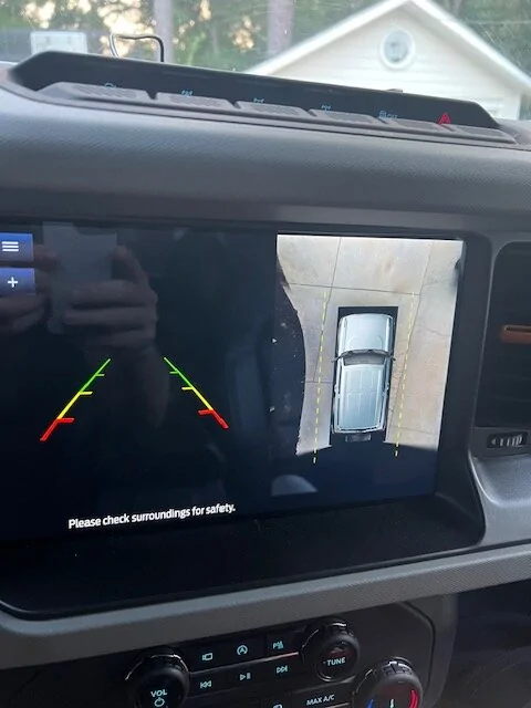 Ford Bronco Issues with front and rear camera image0