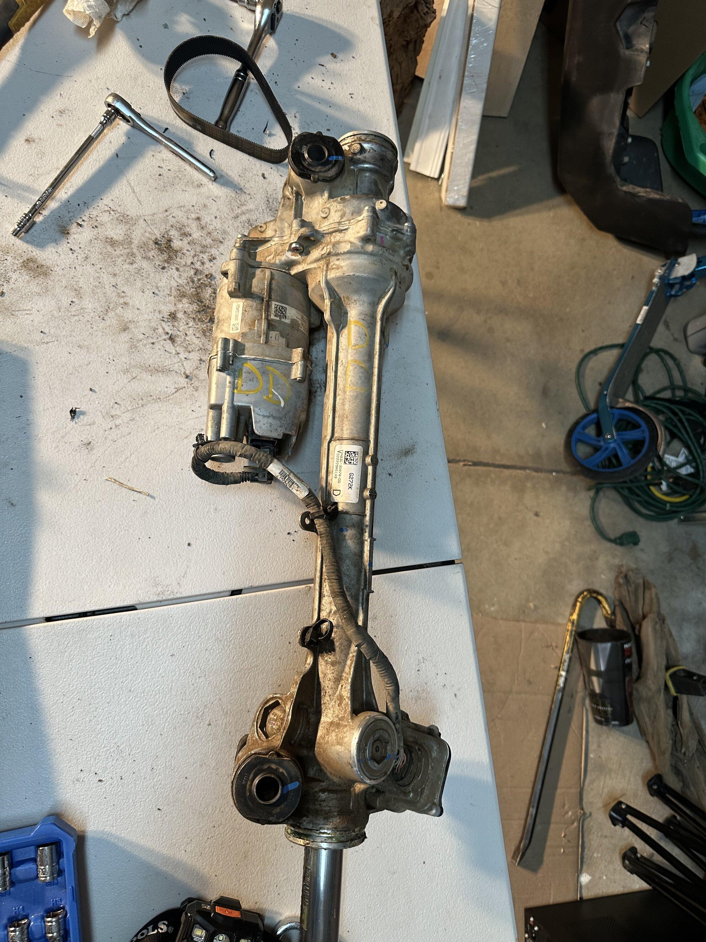 Ford Bronco Dissecting a broken steering rack (stock 2.0 steering rack from Sasquatch Bronco) F1A2F8B3-84F0-42B3-9245-770F248CDB6D