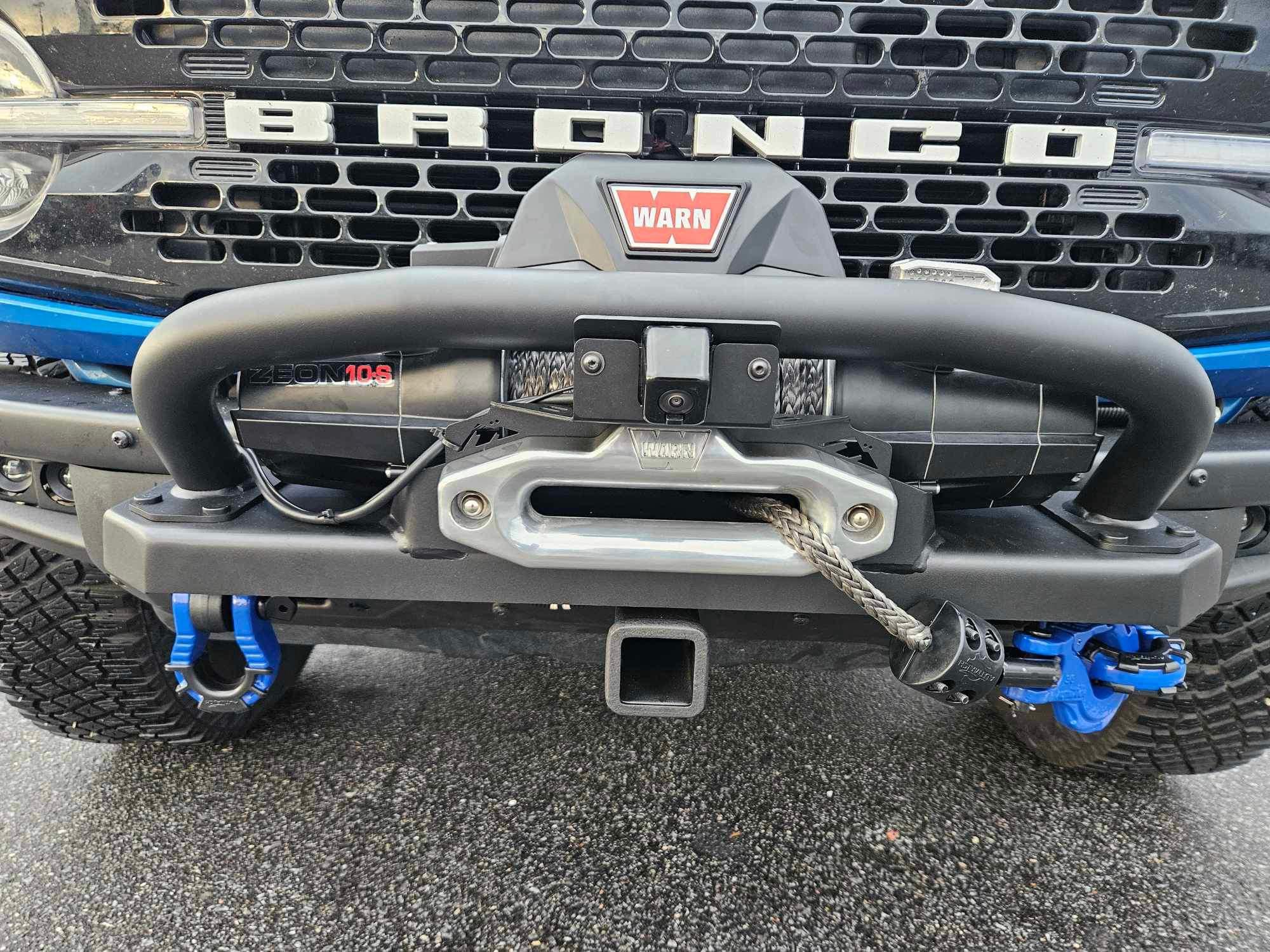Ford Bronco Front Receiver Hitch for High Mount Winch Plate IMG_5618.JPG