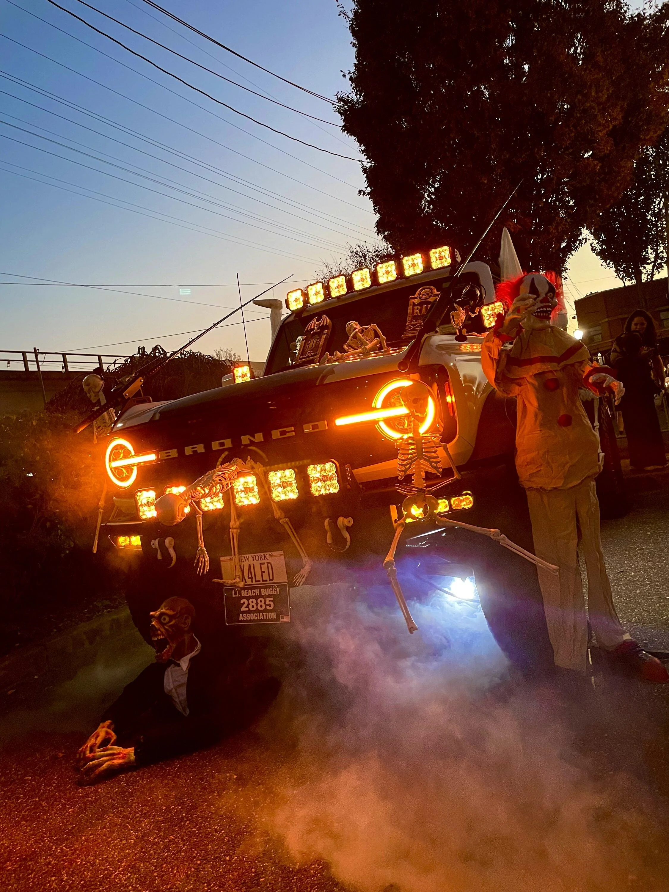Ford Bronco Diode Dynamics + Halloween Photo Oct 28 2023, 6 19 41 PM