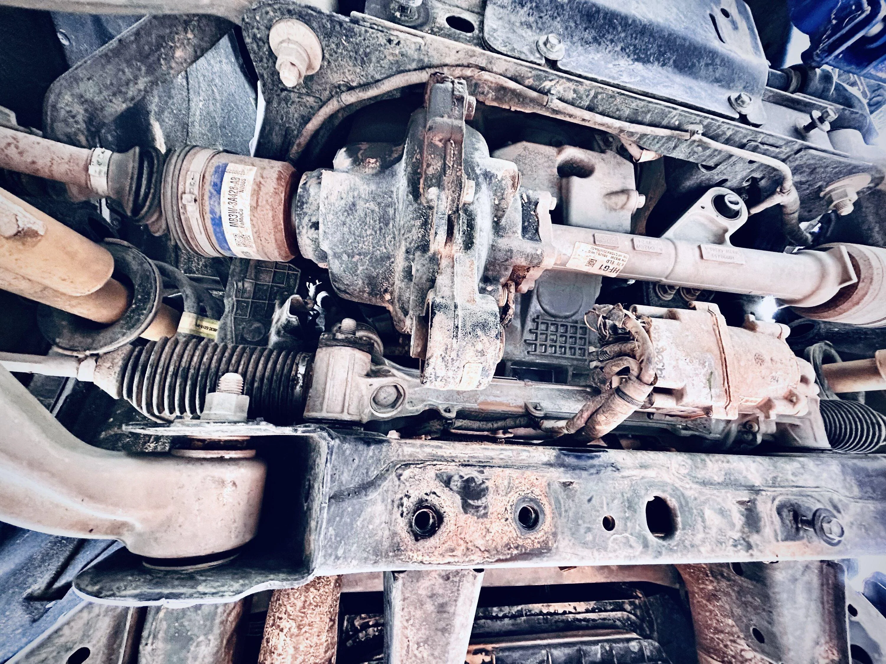 Ford Bronco Lessons learned from installing the HOSS 3.0/74Weld steering rack IMG_1746