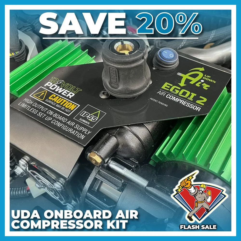 Ford Bronco FLASH SALE | 20% OFF | UDA Air Compressor Engine Mounted Kit Flash Sale - UDA Kit