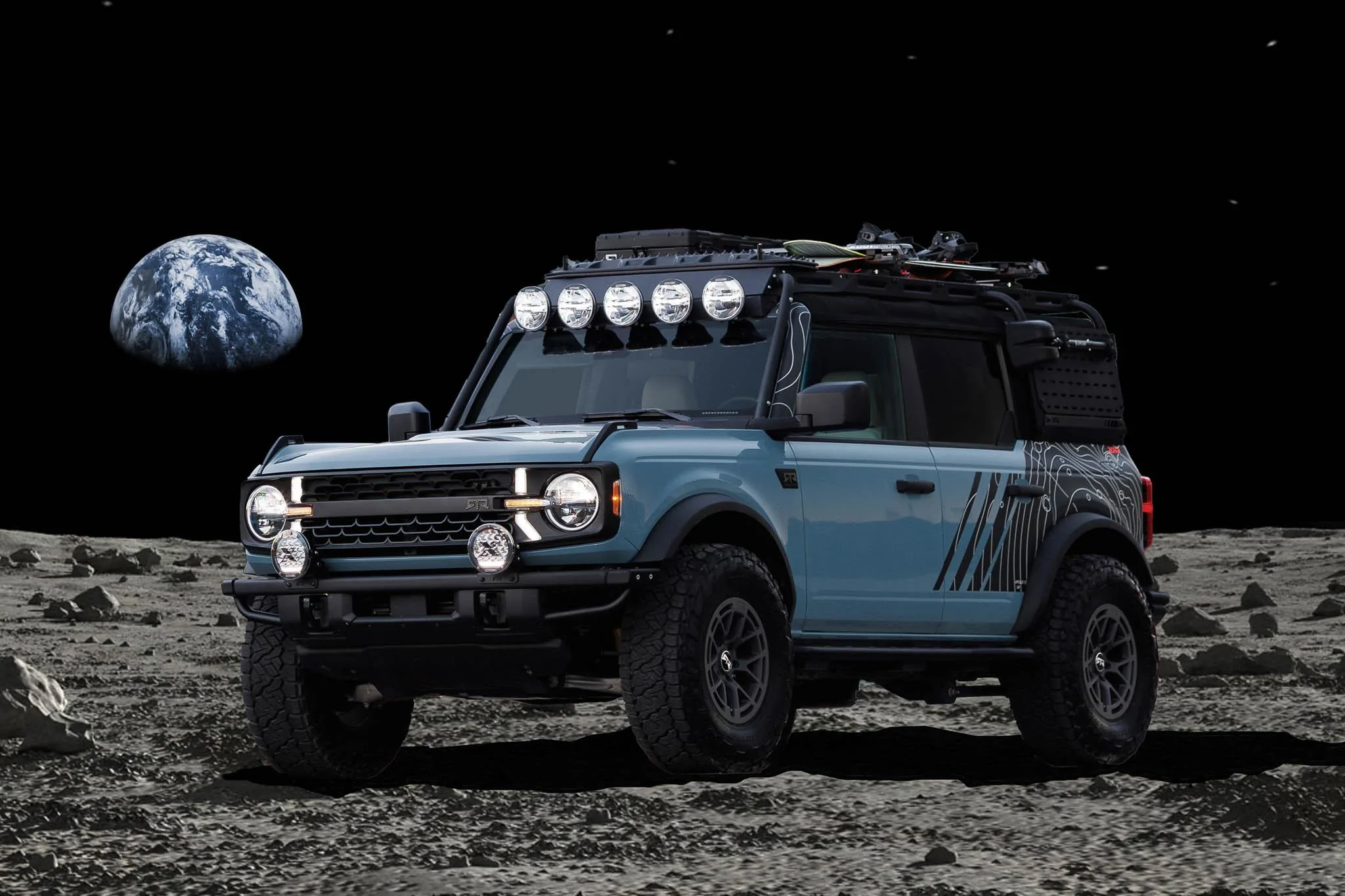 Ford Bronco Bronco RTR ROVR // Latest Vehicle Package from RTR Vehicles ROVR-FRONT-SEMA-HERO