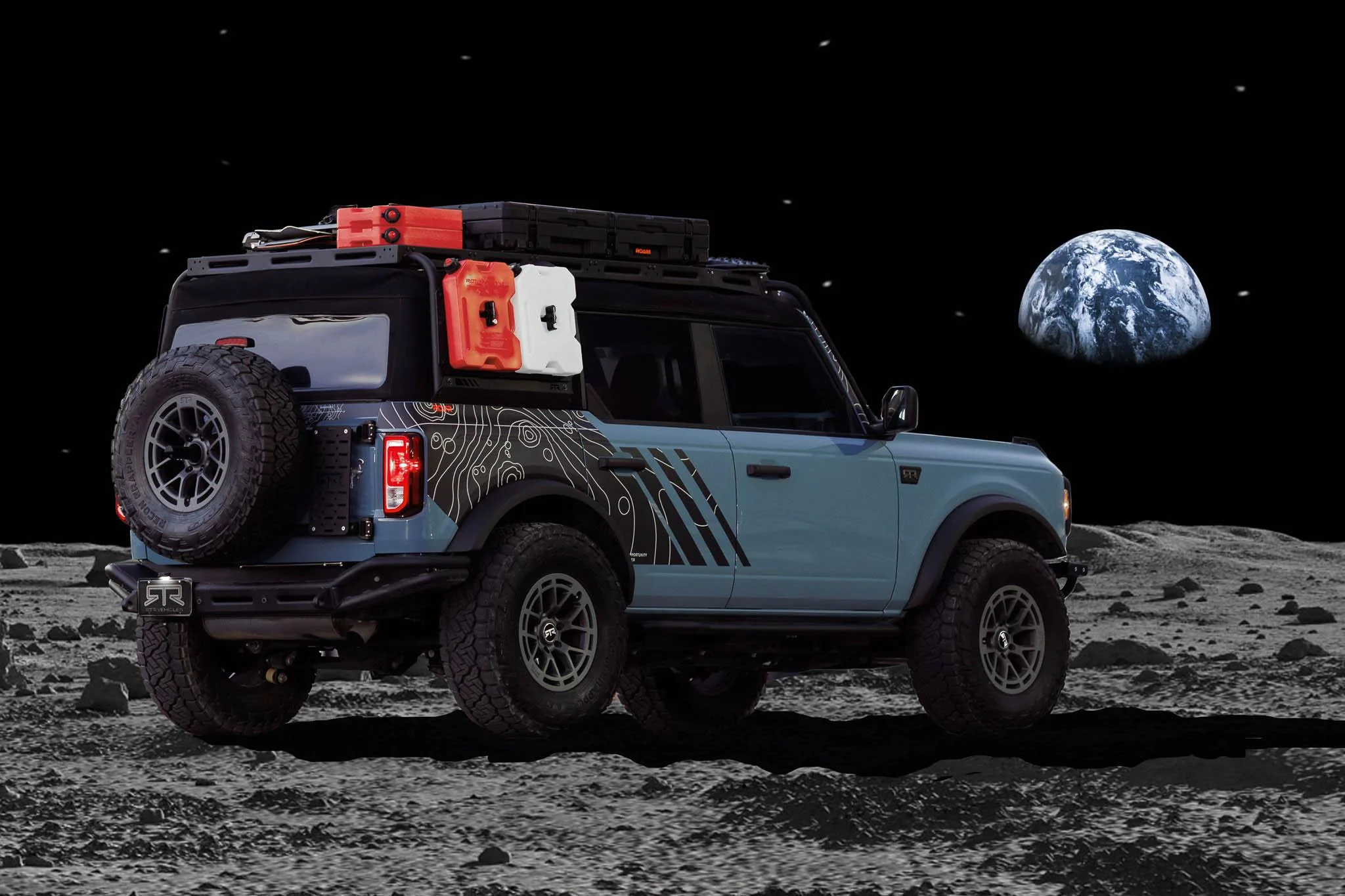Ford Bronco Bronco RTR ROVR // Latest Vehicle Package from RTR Vehicles ROVR-REAR-HERO