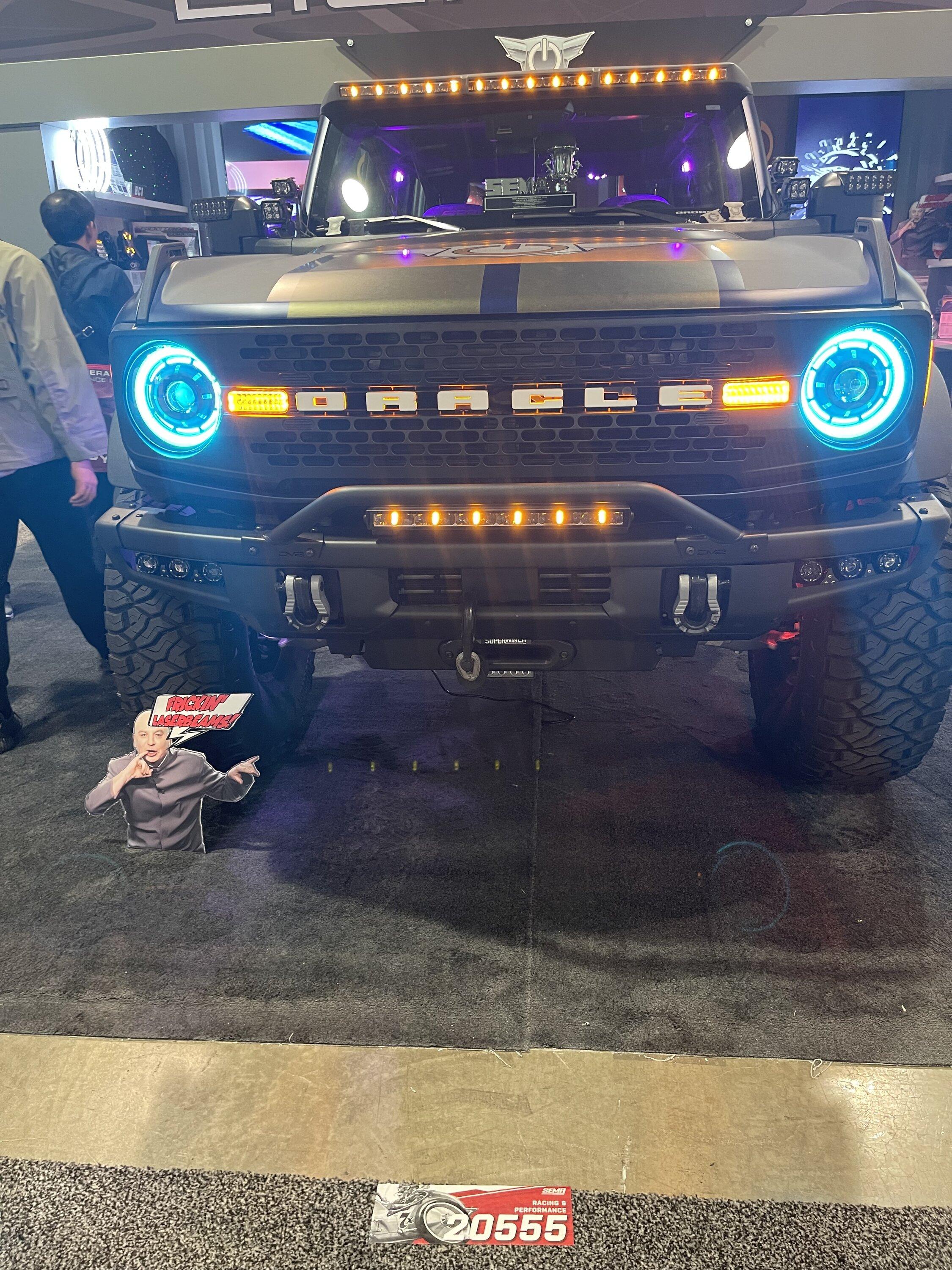 Ford Bronco 🎇LASER Auxiliary + LED Fog Light Kit 🎇New Bronco Product Debuting at SEMA by ORACLE Lighting IMG_3474