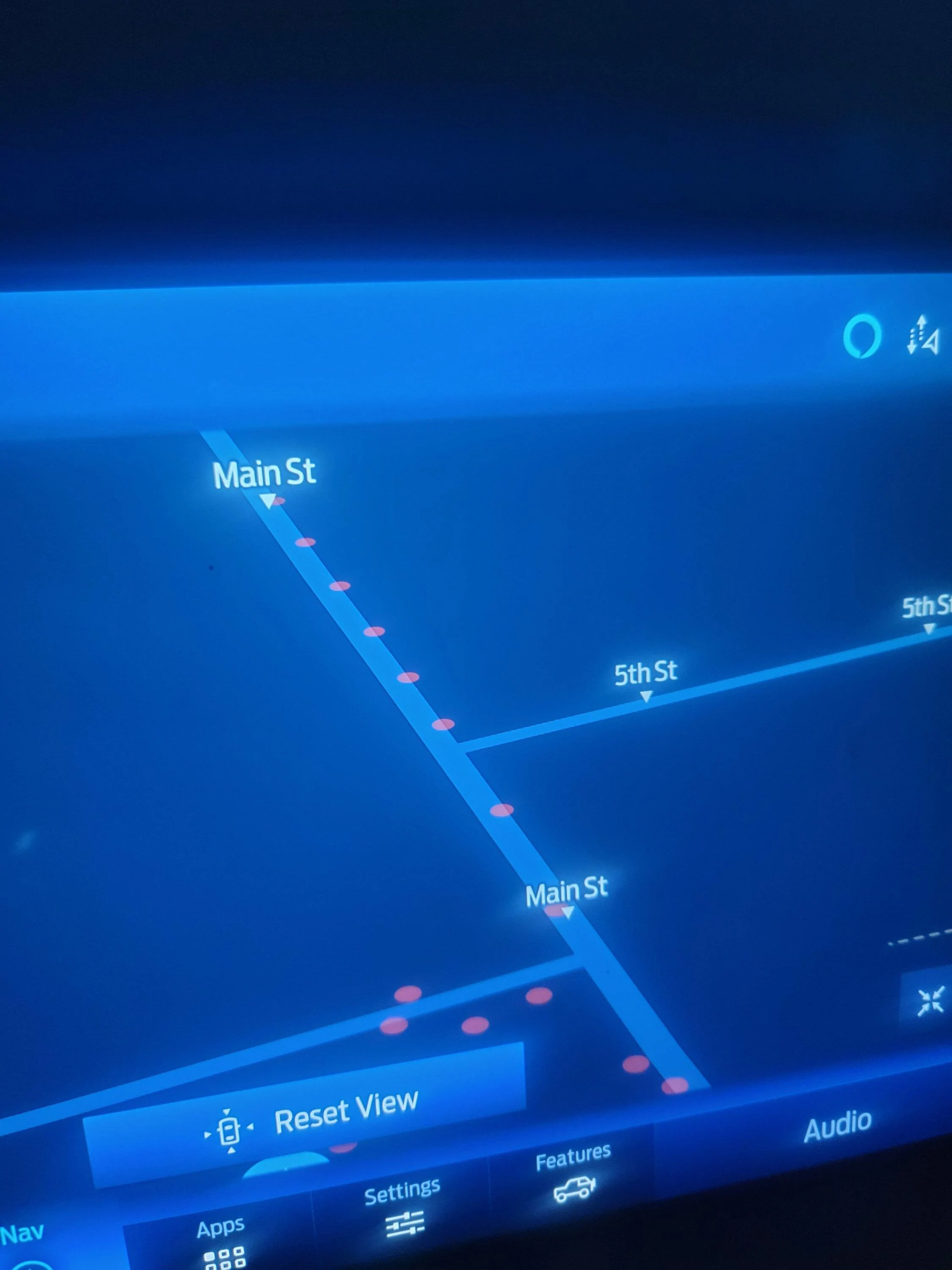 Ford Bronco Red dots on navigation map? 20231029_180437
