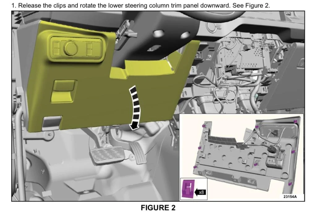 Ford Bronco Customer Satisfaction Program 23B35 -- 2021-2023 Bronco windshield wiper motor software update IMG_2305