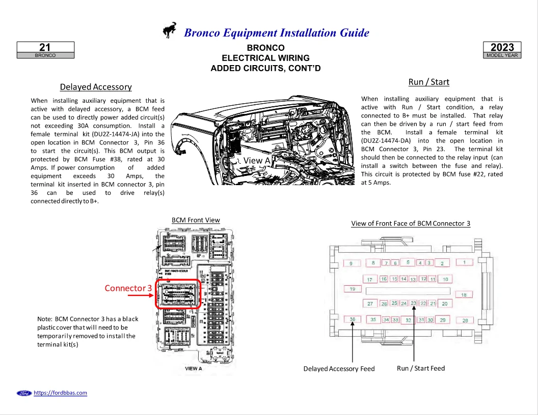 Ford Bronco Super Clean GMRS Radio Install! 1699057846869