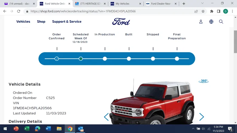 Ford Bronco HERITAGE EDITION Bronco Club 1699059866263