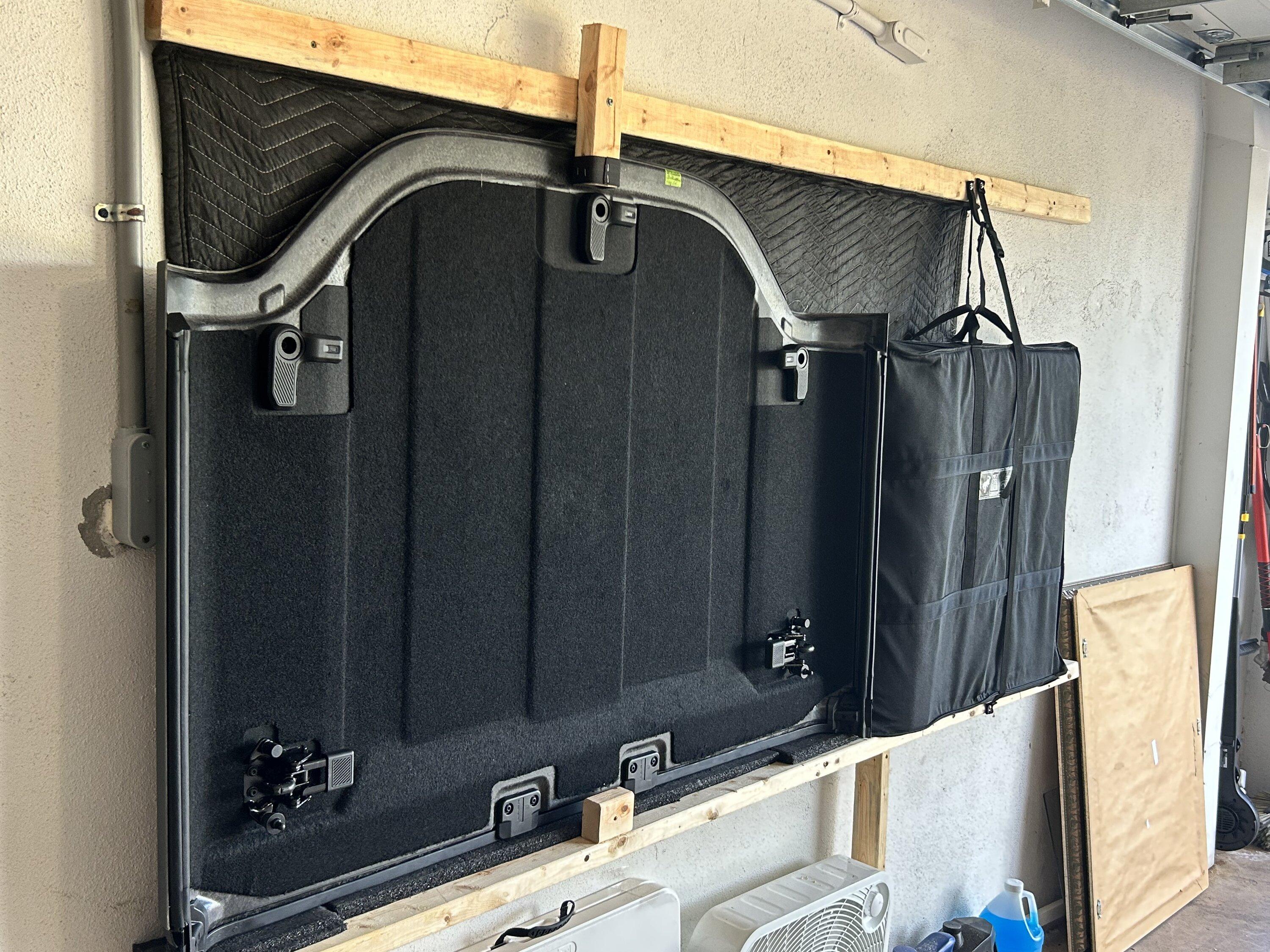 Ford Bronco Hard top panel wall hanger - DIY video IMG_2400