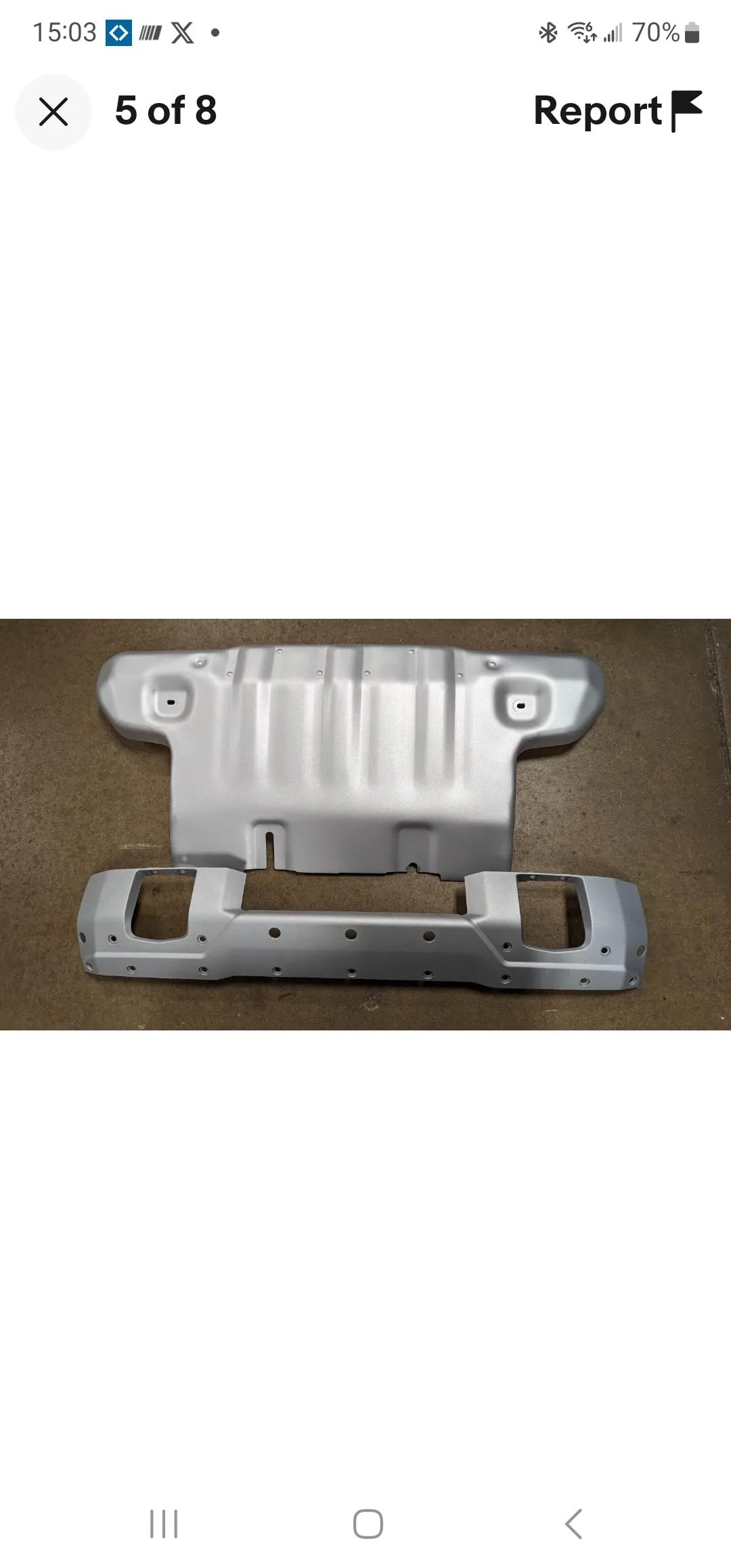 Ford Bronco Front skid plate part Numbers Screenshot_20231105_150315_eBay