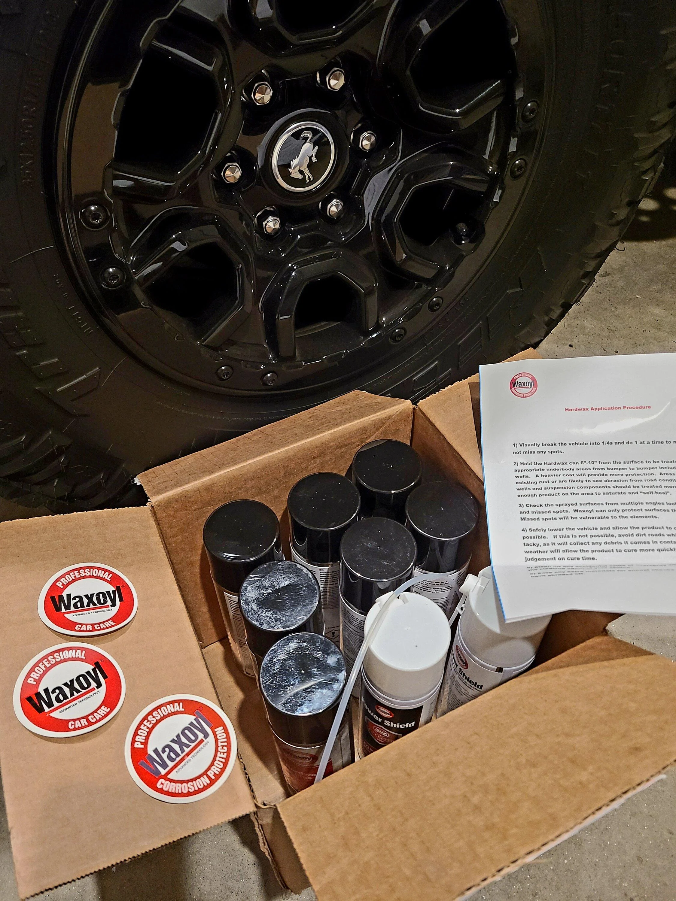 Ford Bronco Undercoating using waxoyl 20231106_172947