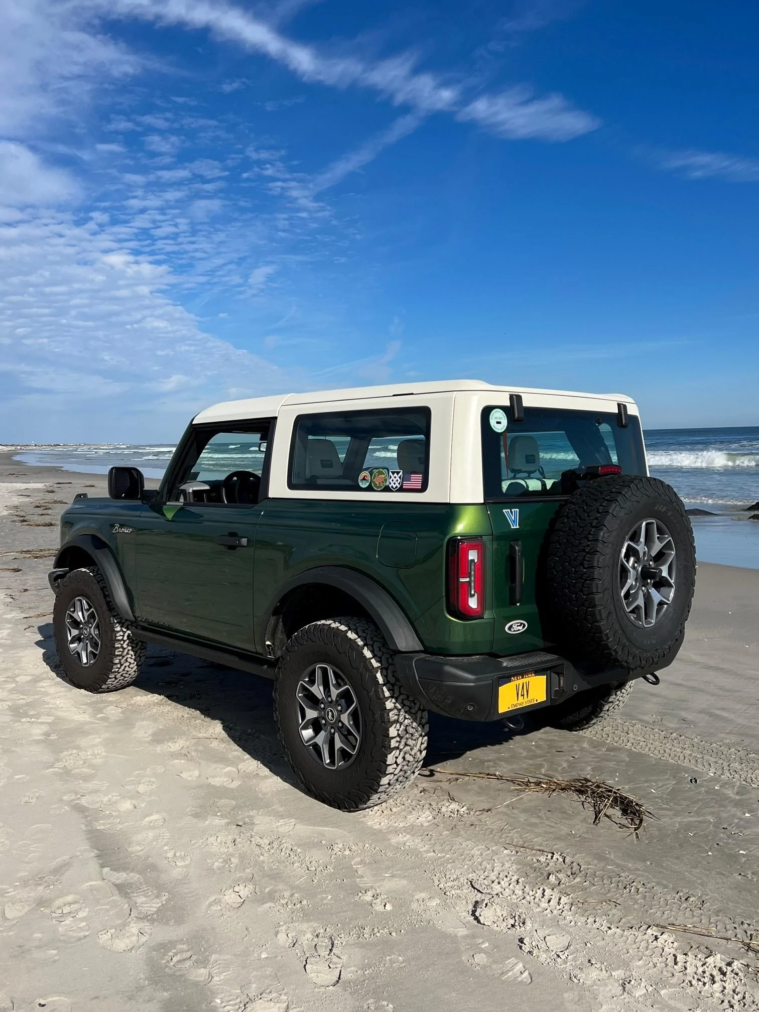 Ford Bronco 2 Door Eruption Green Retro Build Beach Nov 23