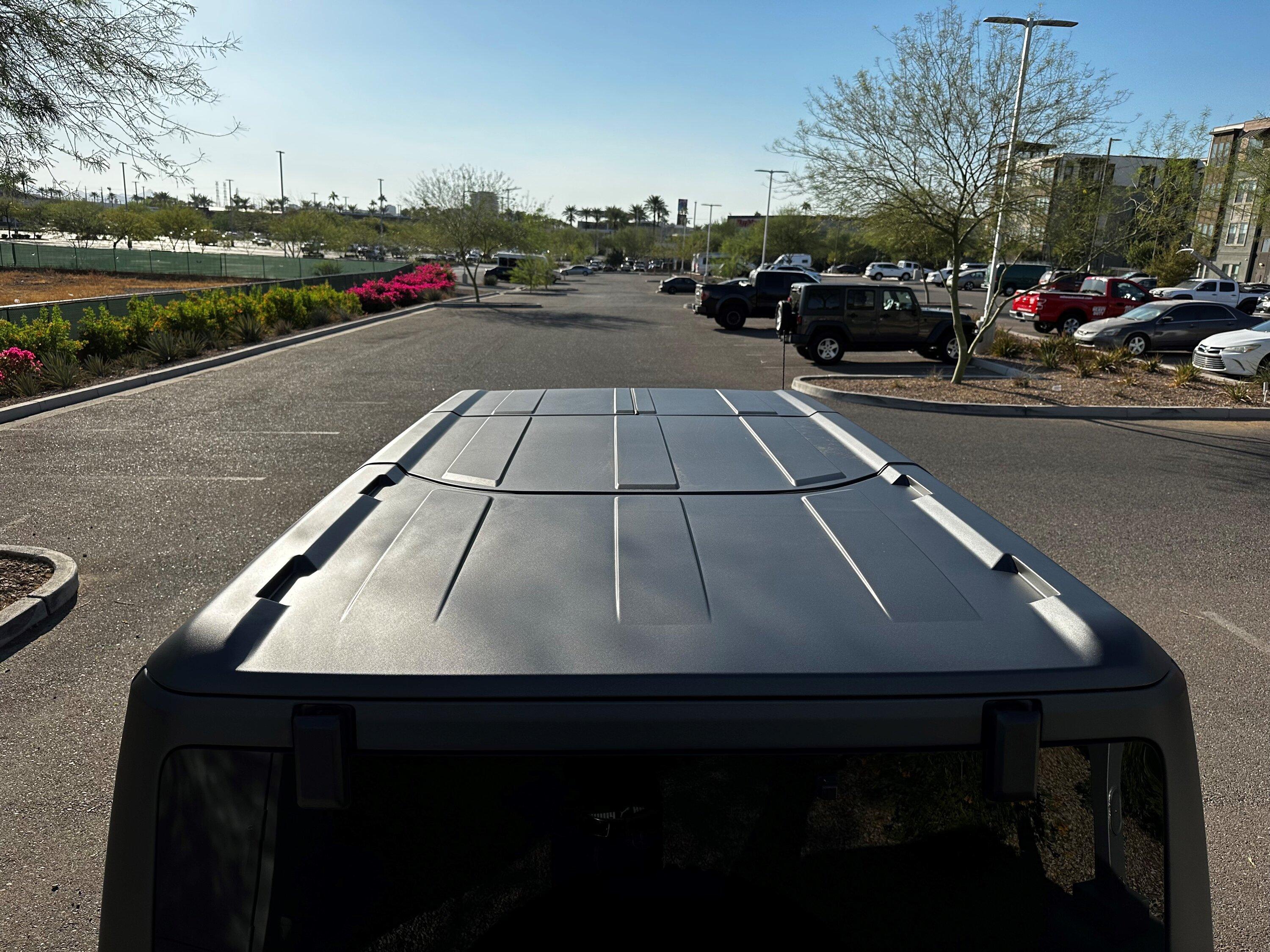 Ford Bronco MIC hard top surface now resembles the moon's surface 2