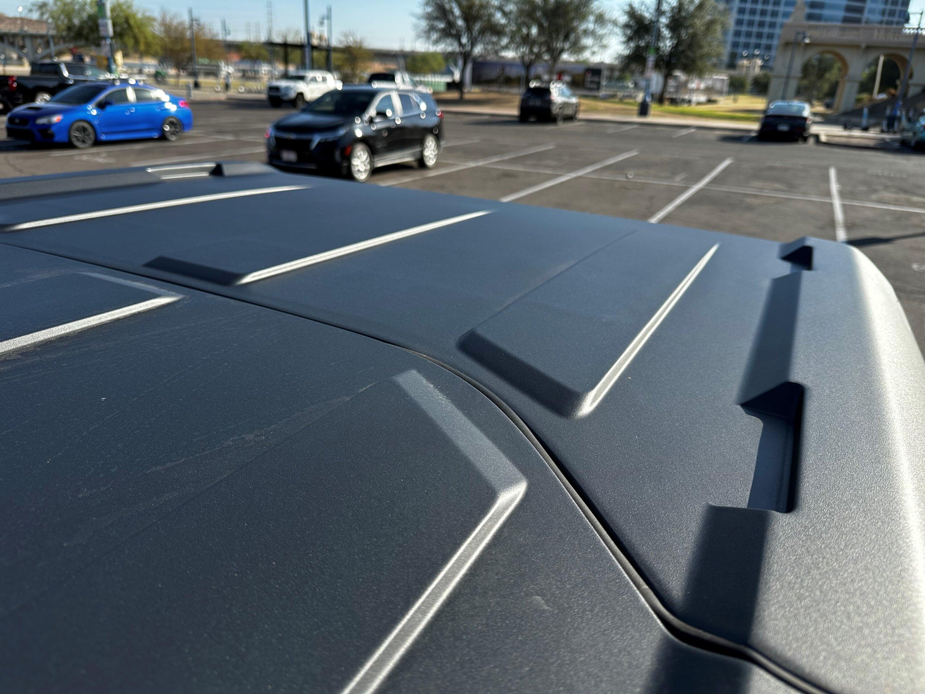 Ford Bronco MIC hard top surface now resembles the moon's surface 4