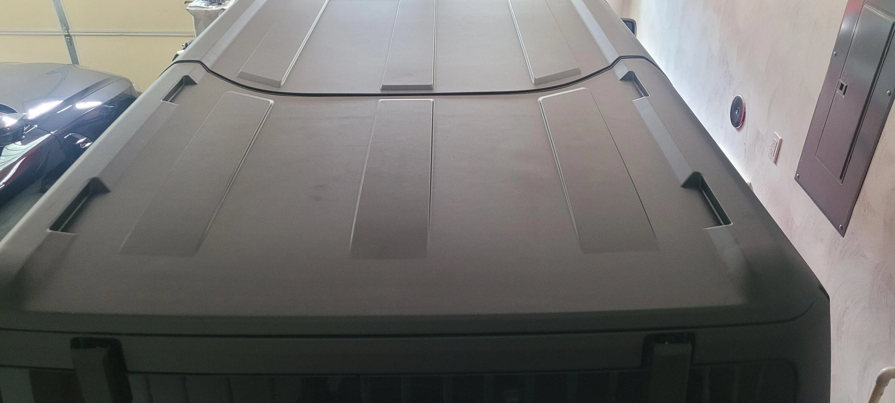 Ford Bronco MIC hard top surface now resembles the moon's surface 20230910_121229