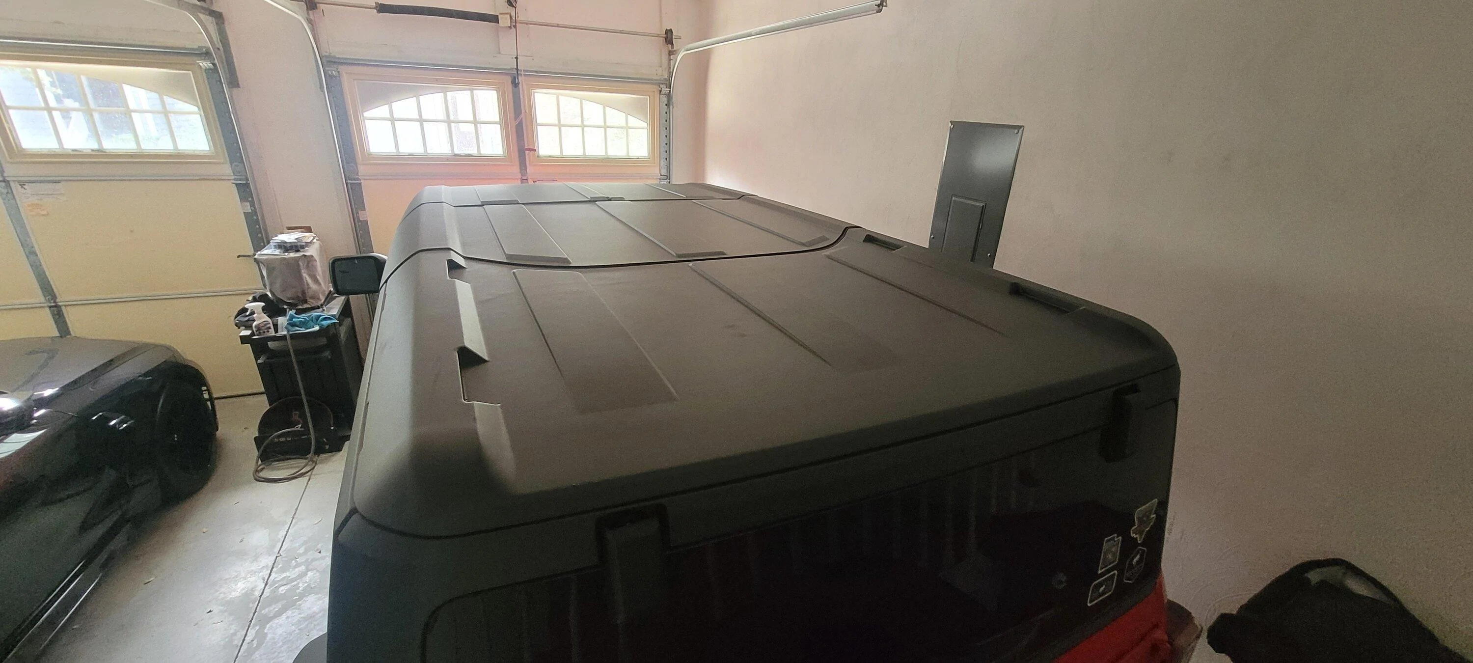 Ford Bronco MIC hard top surface now resembles the moon's surface 20230910_121259