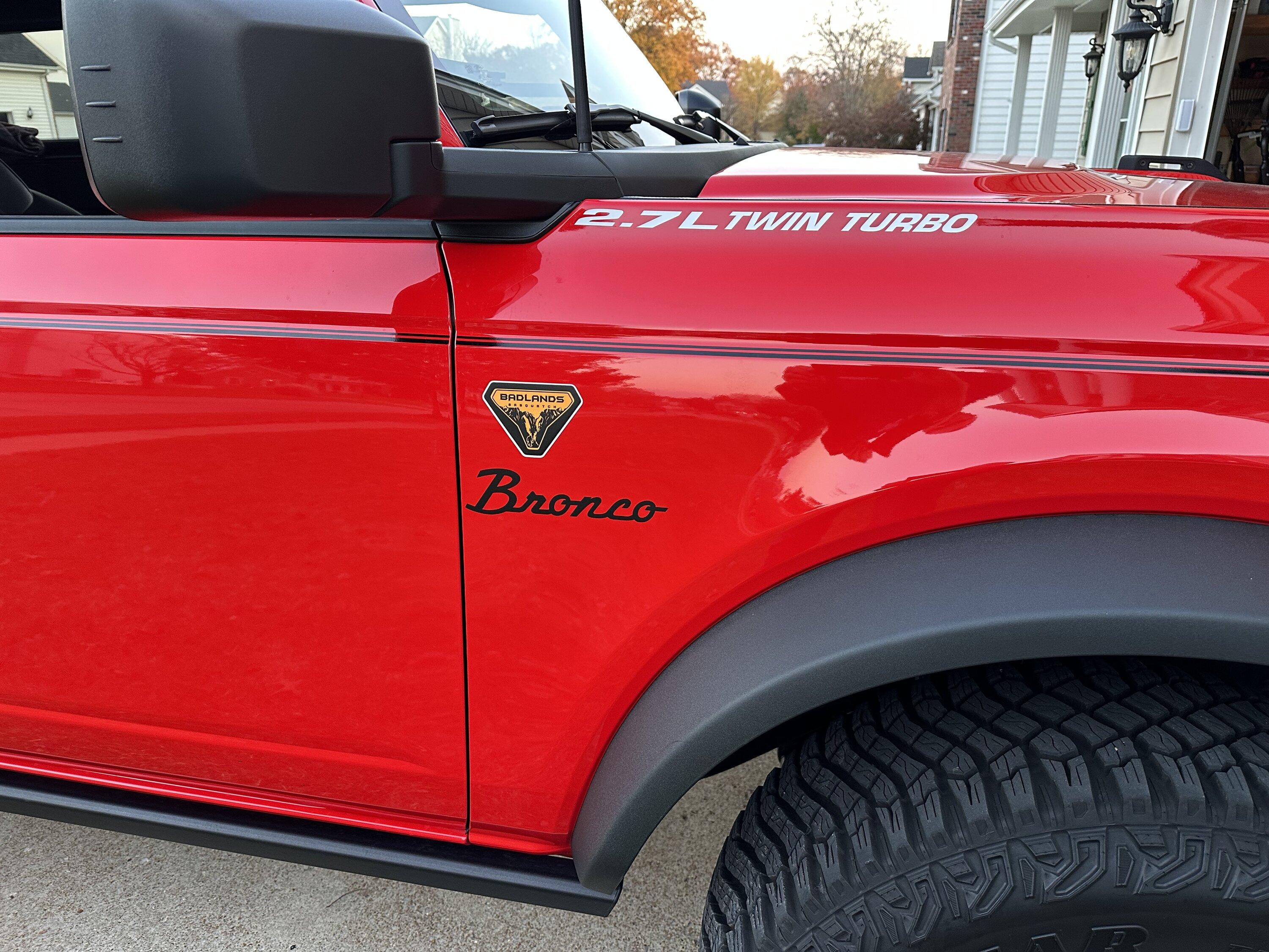 Ford Bronco Is anyone debadging or rebadging their Bronco? IMG_2025