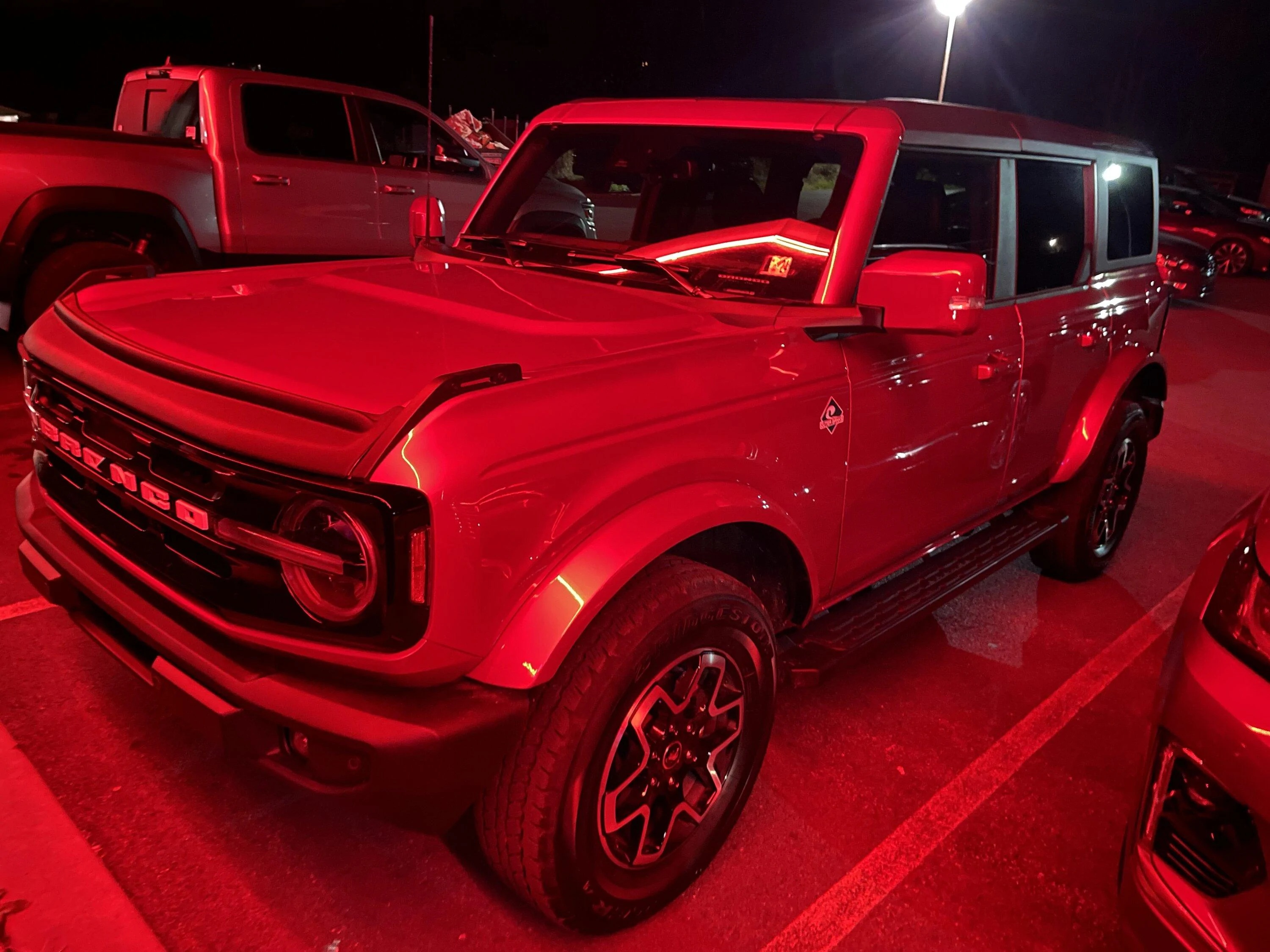 Ford Bronco Red Neon Lights IMG_8157