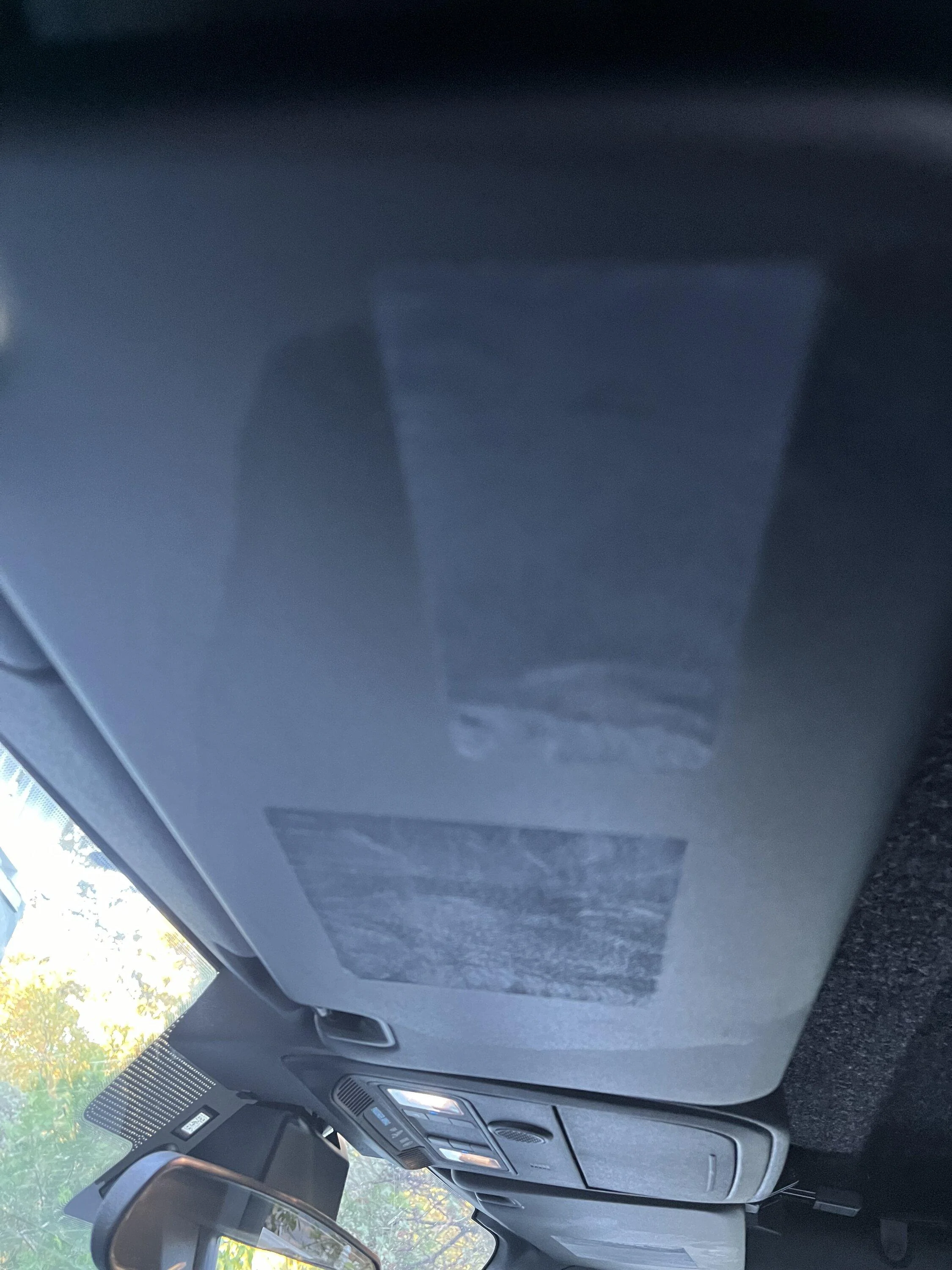 Ford Bronco Ugly Sun Visor Warning Label removal?... Covers? IMG_1685