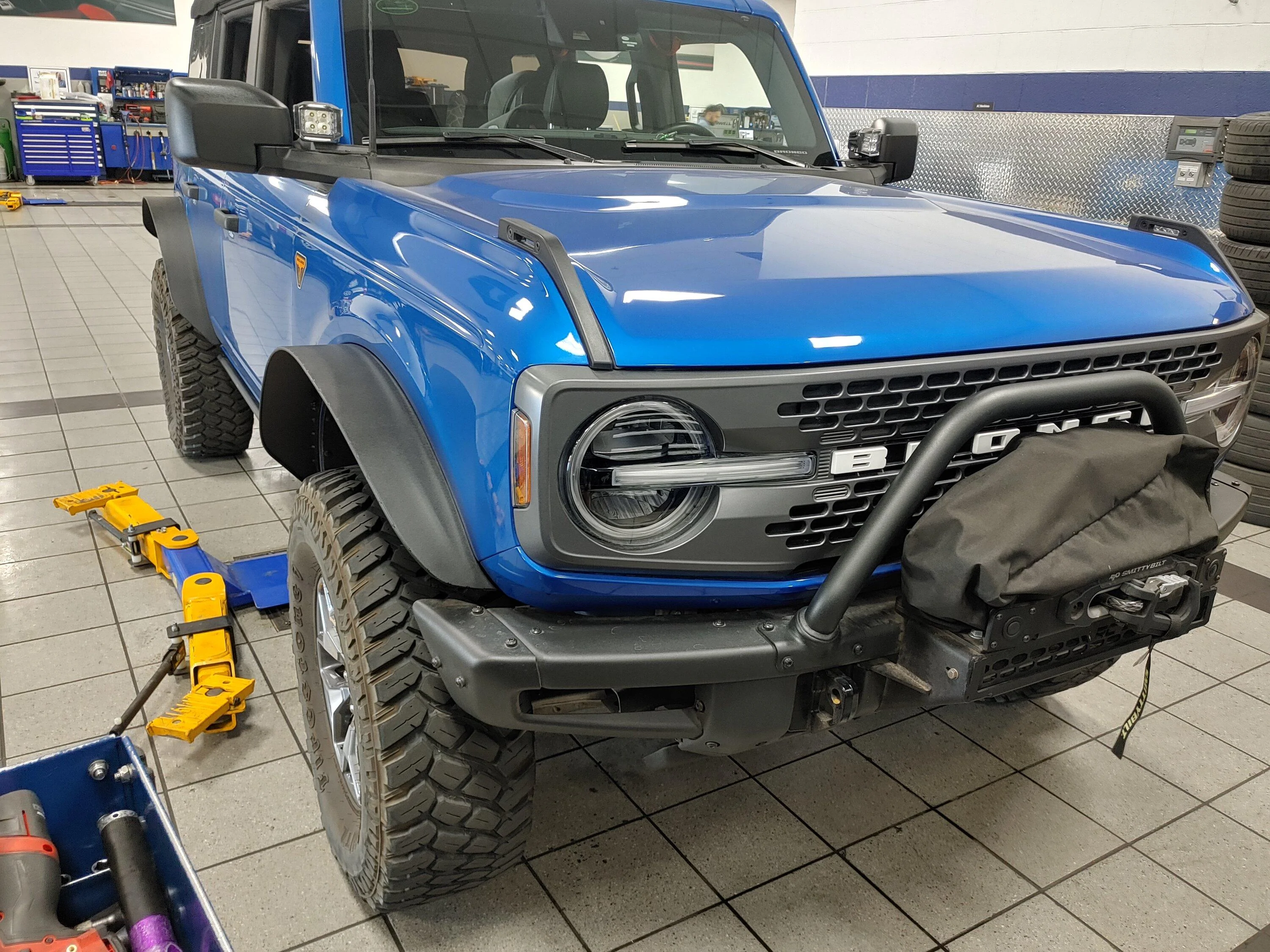 Ford Bronco Installed Ford accessory steel flares 20231109_162559_HDR