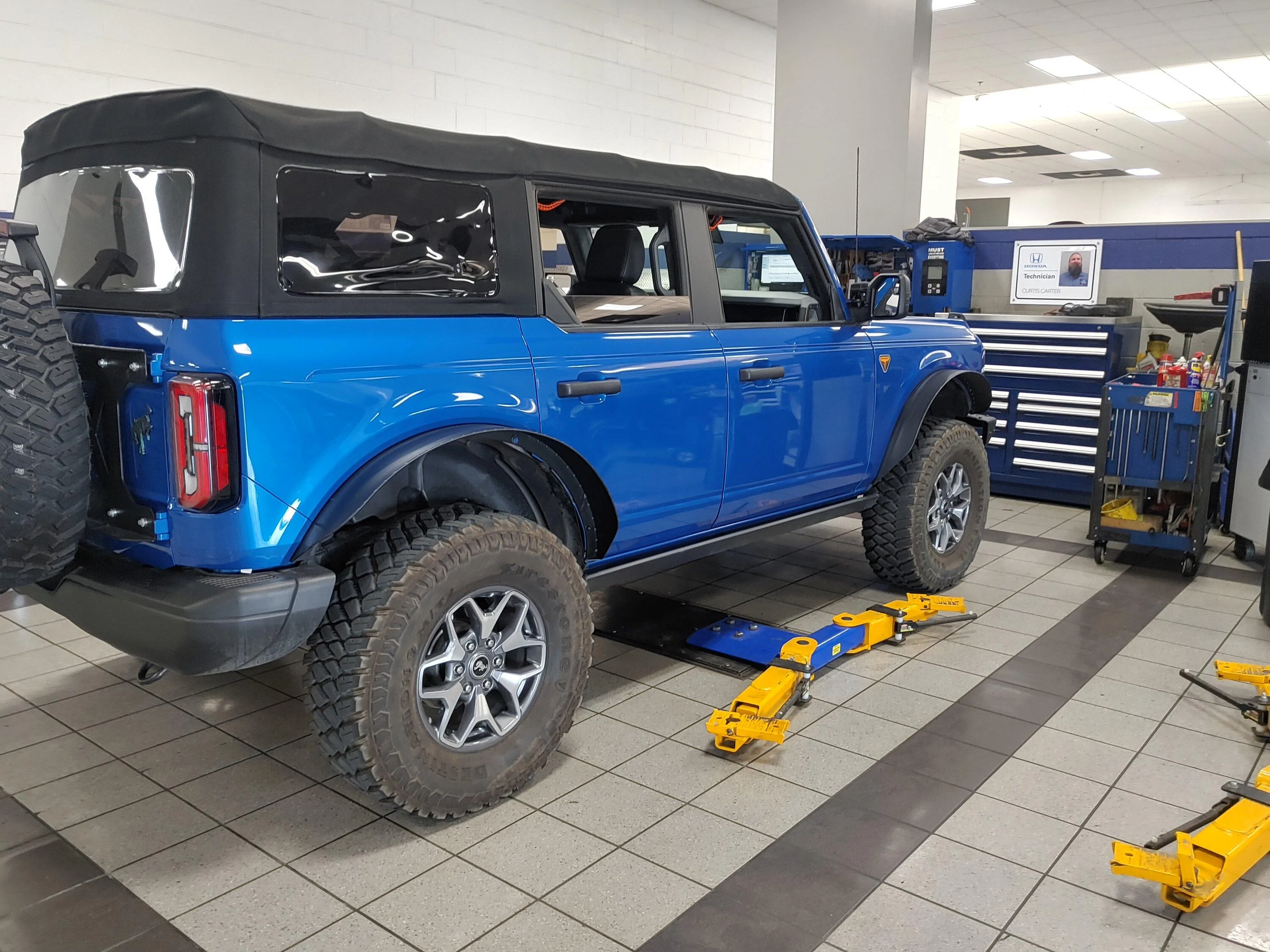 Ford Bronco Installed Ford accessory steel flares 20231109_162624_HDR